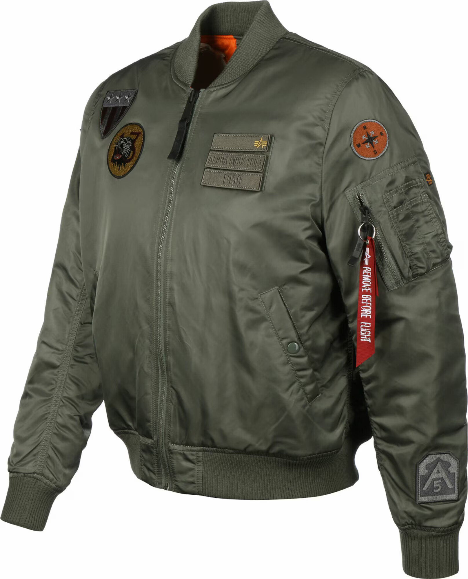 ALPHA INDUSTRIES Geacă de primăvară-toamnă ' MA-1 Air Force ' mai multe culori / portocaliu - Pled.ro