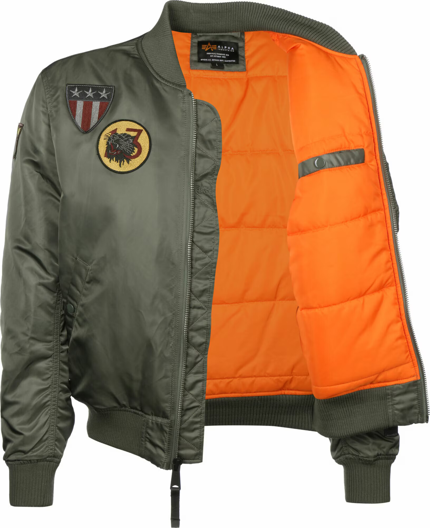 ALPHA INDUSTRIES Geacă de primăvară-toamnă ' MA-1 Air Force ' mai multe culori / portocaliu - Pled.ro