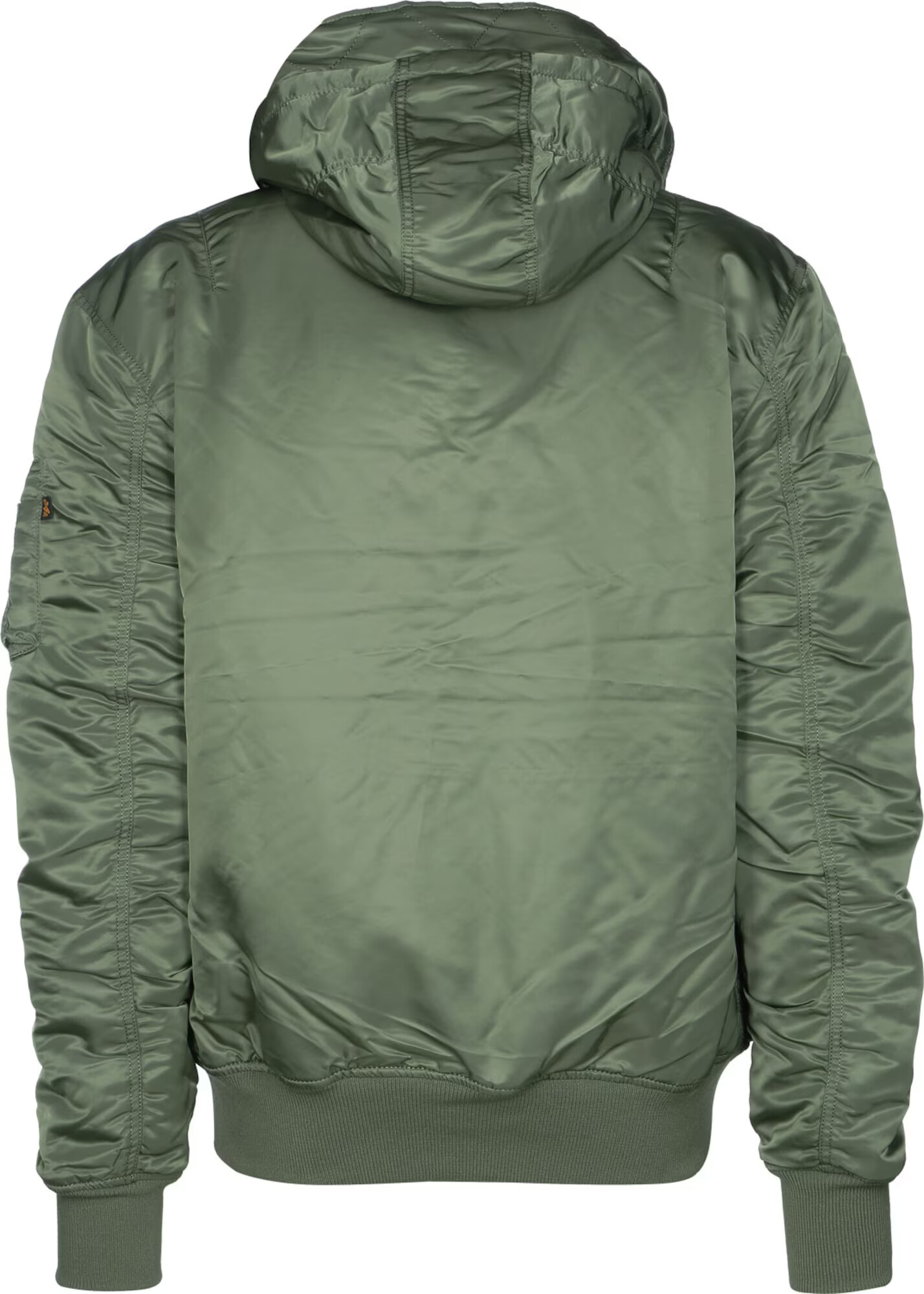 ALPHA INDUSTRIES Geacă de primăvară-toamnă 'MA-1' oliv / portocaliu / roșu / alb - Pled.ro