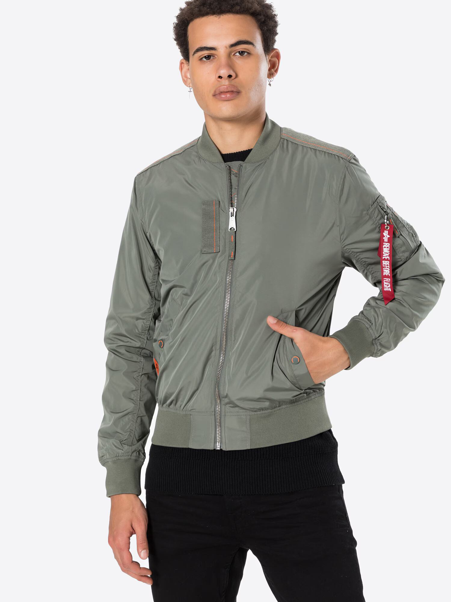 ALPHA INDUSTRIES Geacă de primăvară-toamnă 'MA-1 Parachute' verde închis - Pled.ro