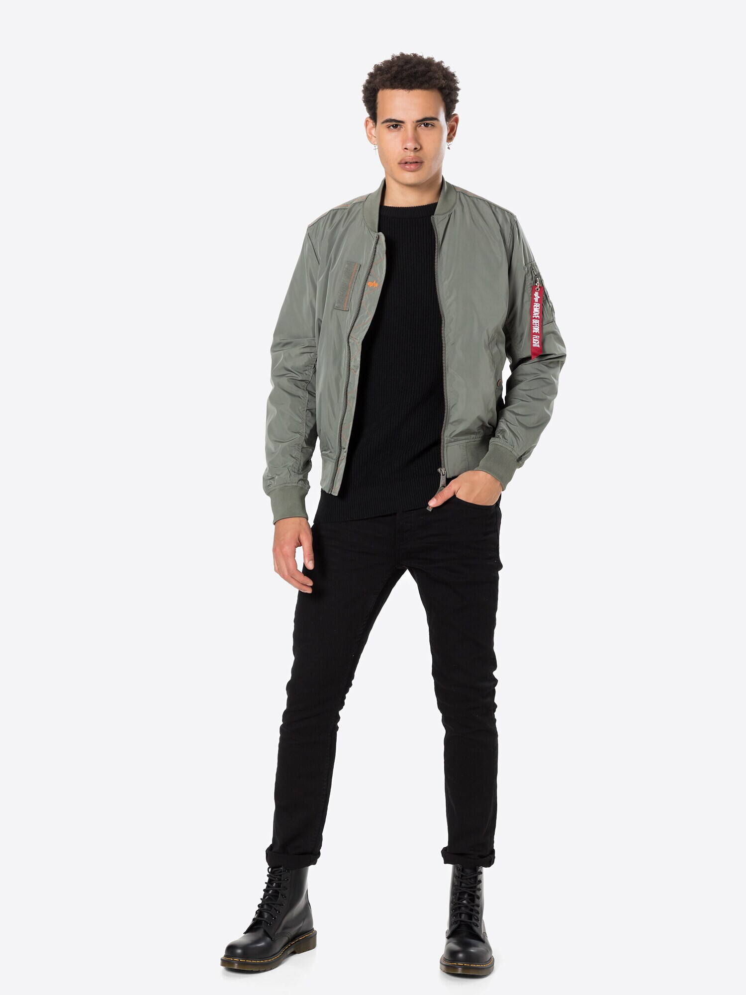 ALPHA INDUSTRIES Geacă de primăvară-toamnă 'MA-1 Parachute' verde închis - Pled.ro