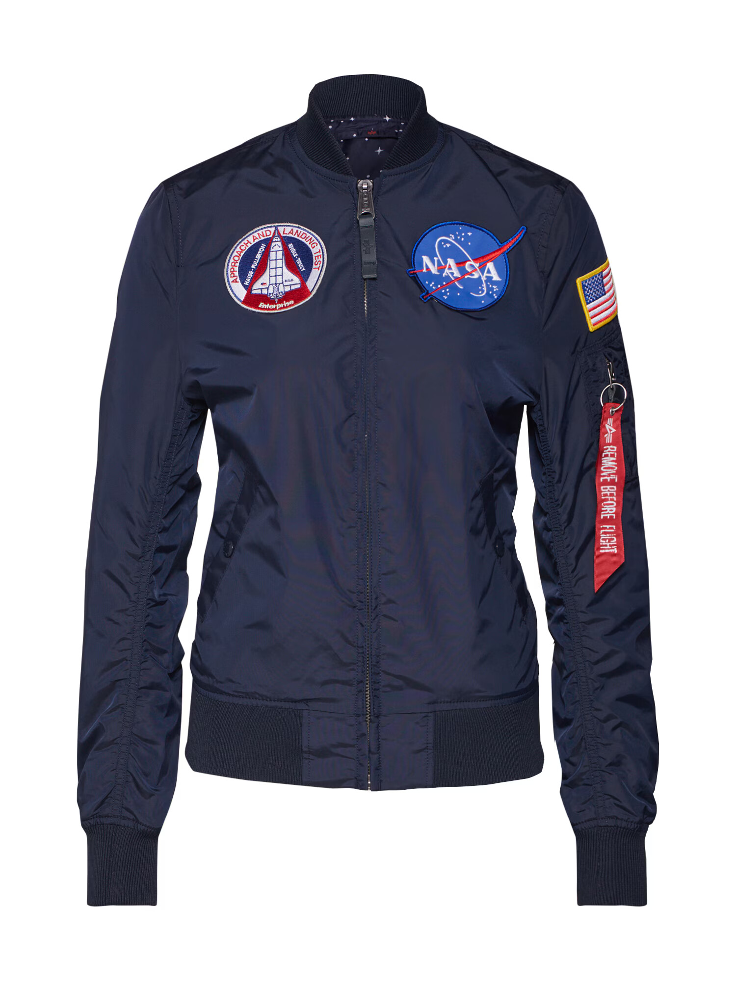 ALPHA INDUSTRIES Geacă de primăvară-toamnă ' MA-1 TT NASA Reversible W' bleumarin - Pled.ro