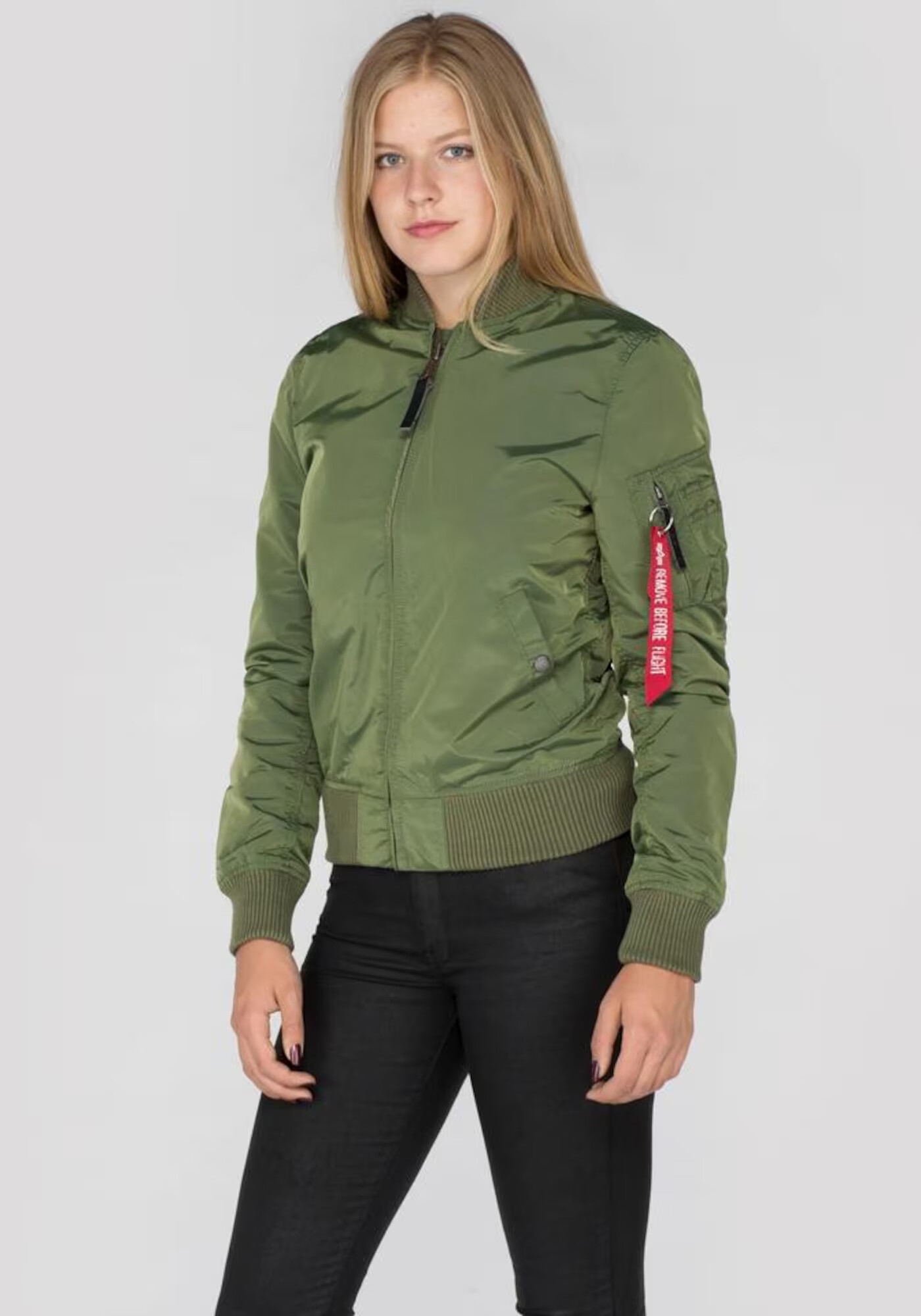 ALPHA INDUSTRIES Geacă de primăvară-toamnă 'MA-1 TT WMN' oliv - Pled.ro