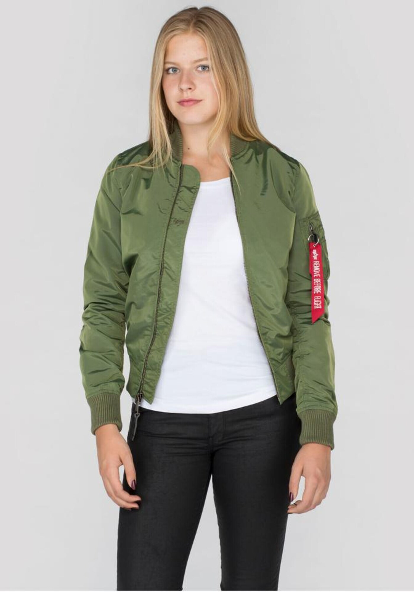 ALPHA INDUSTRIES Geacă de primăvară-toamnă 'MA-1 TT WMN' oliv - Pled.ro