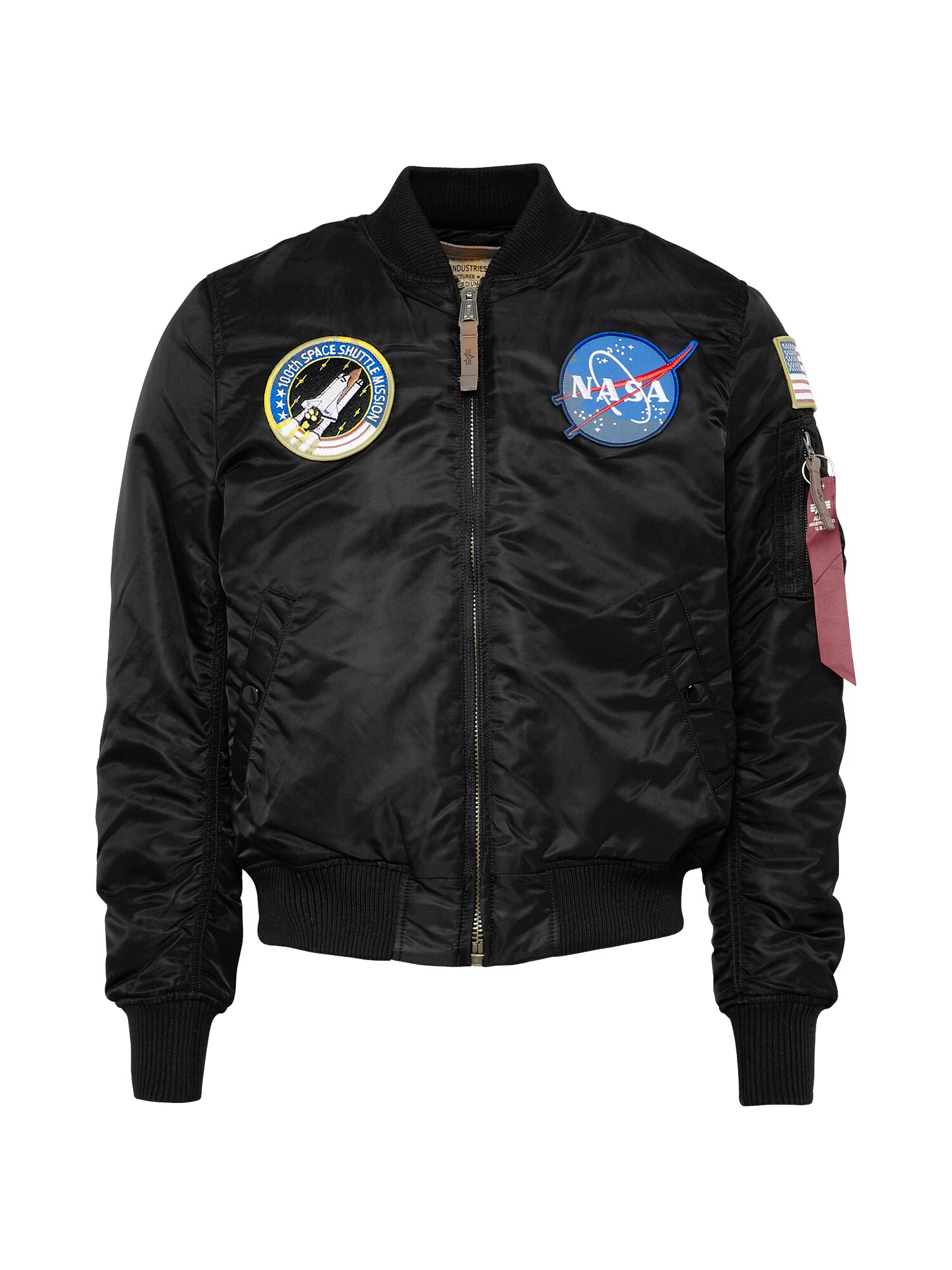 ALPHA INDUSTRIES Geacă de primăvară-toamnă 'Nasa' negru - Pled.ro