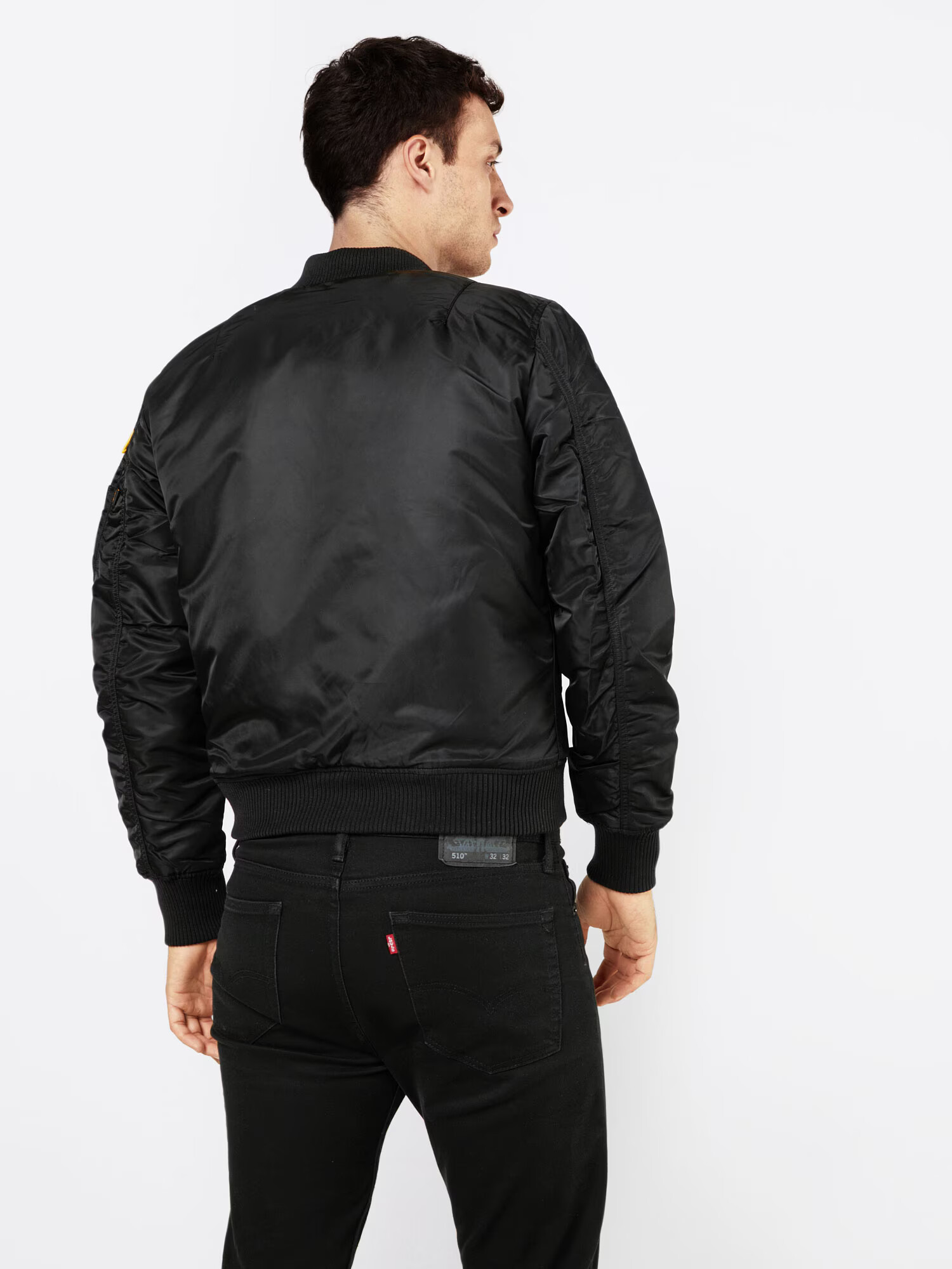 ALPHA INDUSTRIES Geacă de primăvară-toamnă 'Nasa' negru - Pled.ro