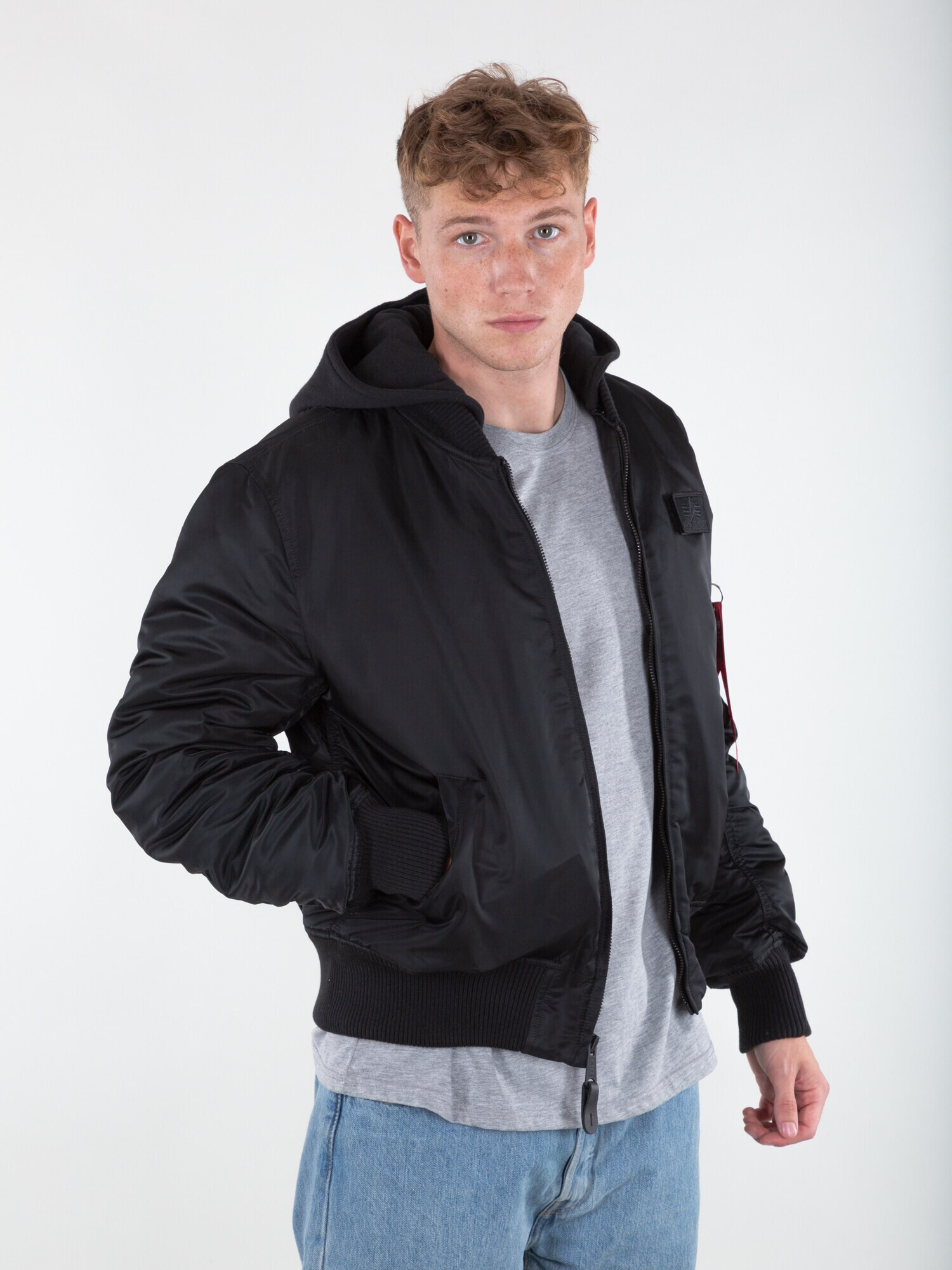 ALPHA INDUSTRIES Geacă de primăvară-toamnă 'MA-1 ZH' negru - Pled.ro