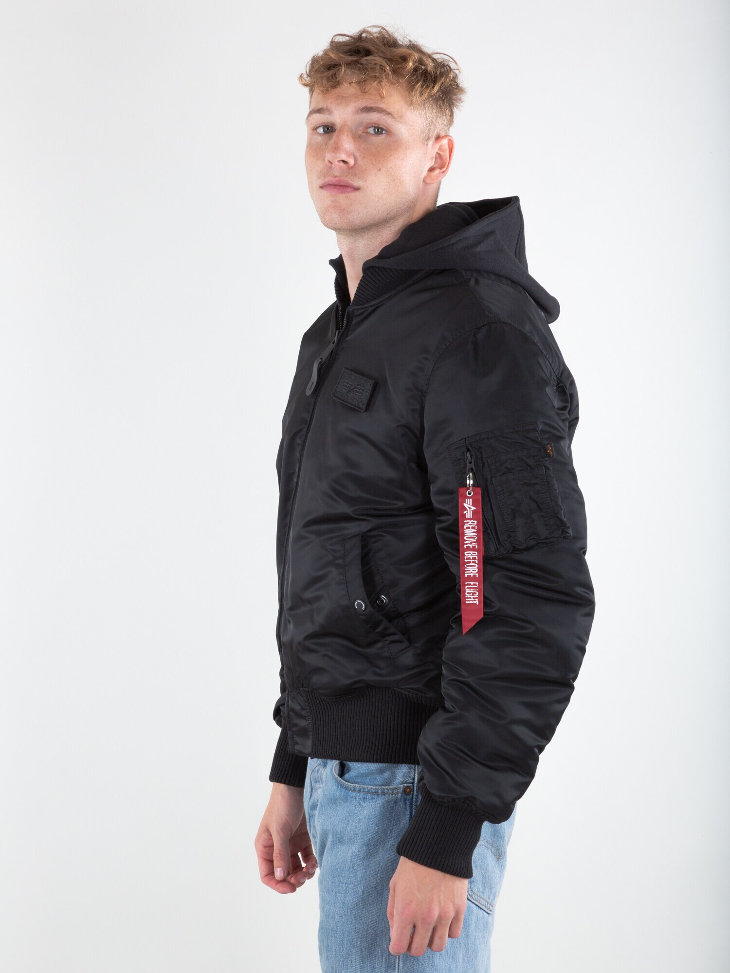 ALPHA INDUSTRIES Geacă de primăvară-toamnă 'MA-1 ZH' negru - Pled.ro