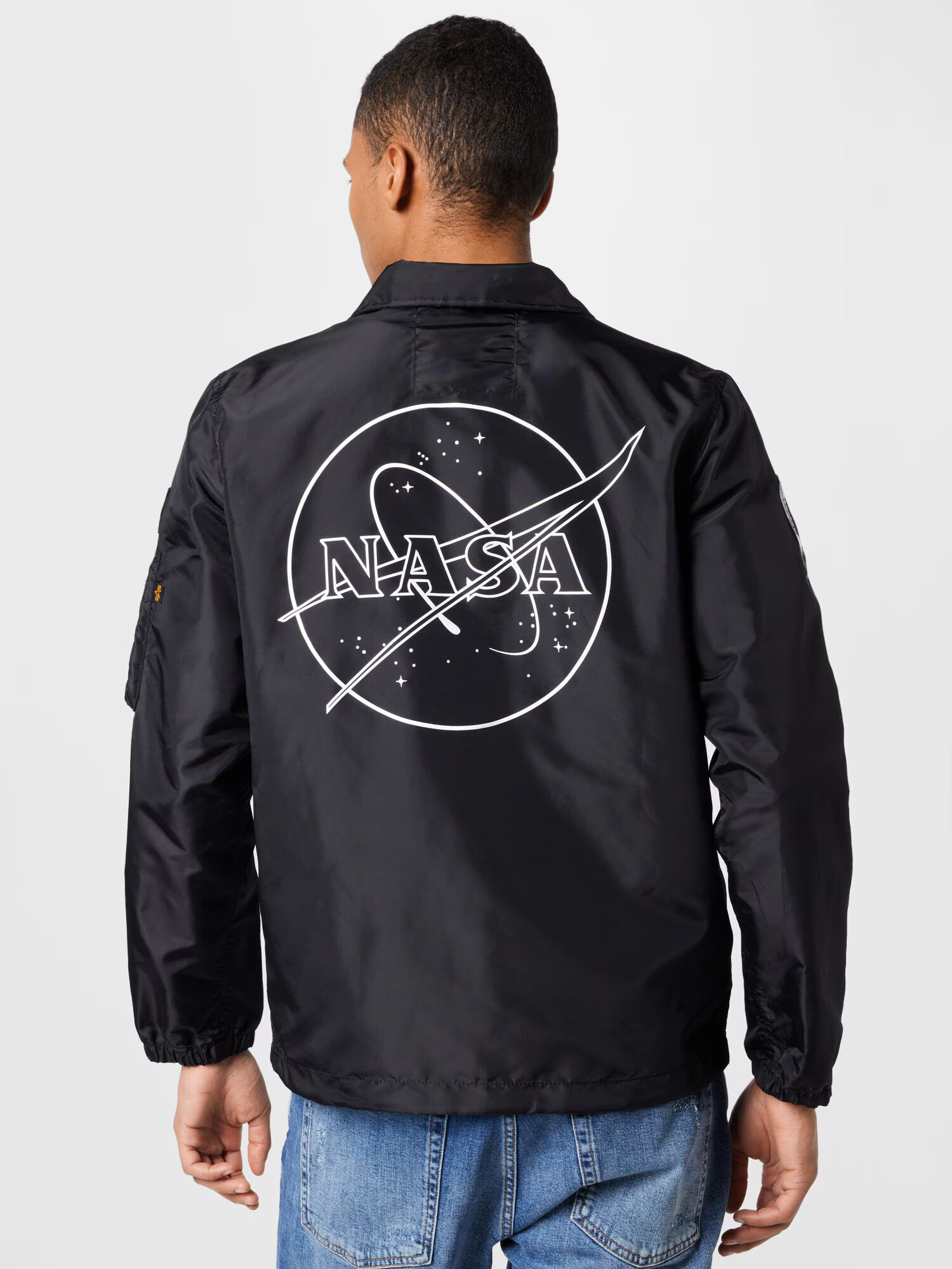 ALPHA INDUSTRIES Geacă de primăvară-toamnă 'NASA' negru - Pled.ro