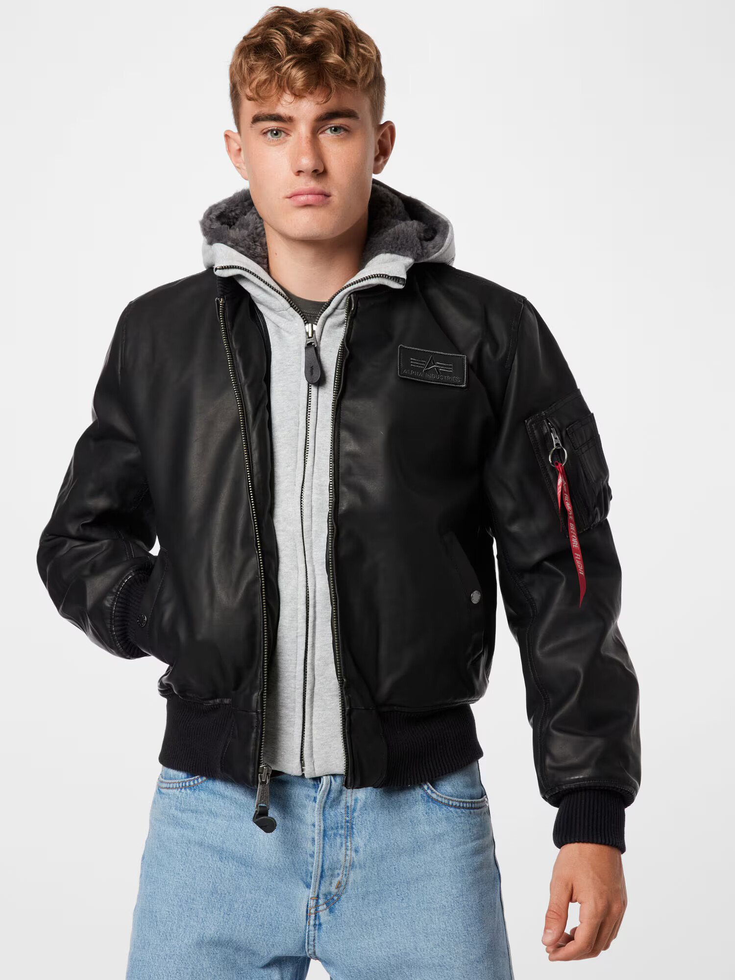 ALPHA INDUSTRIES Geacă de primăvară-toamnă negru - Pled.ro