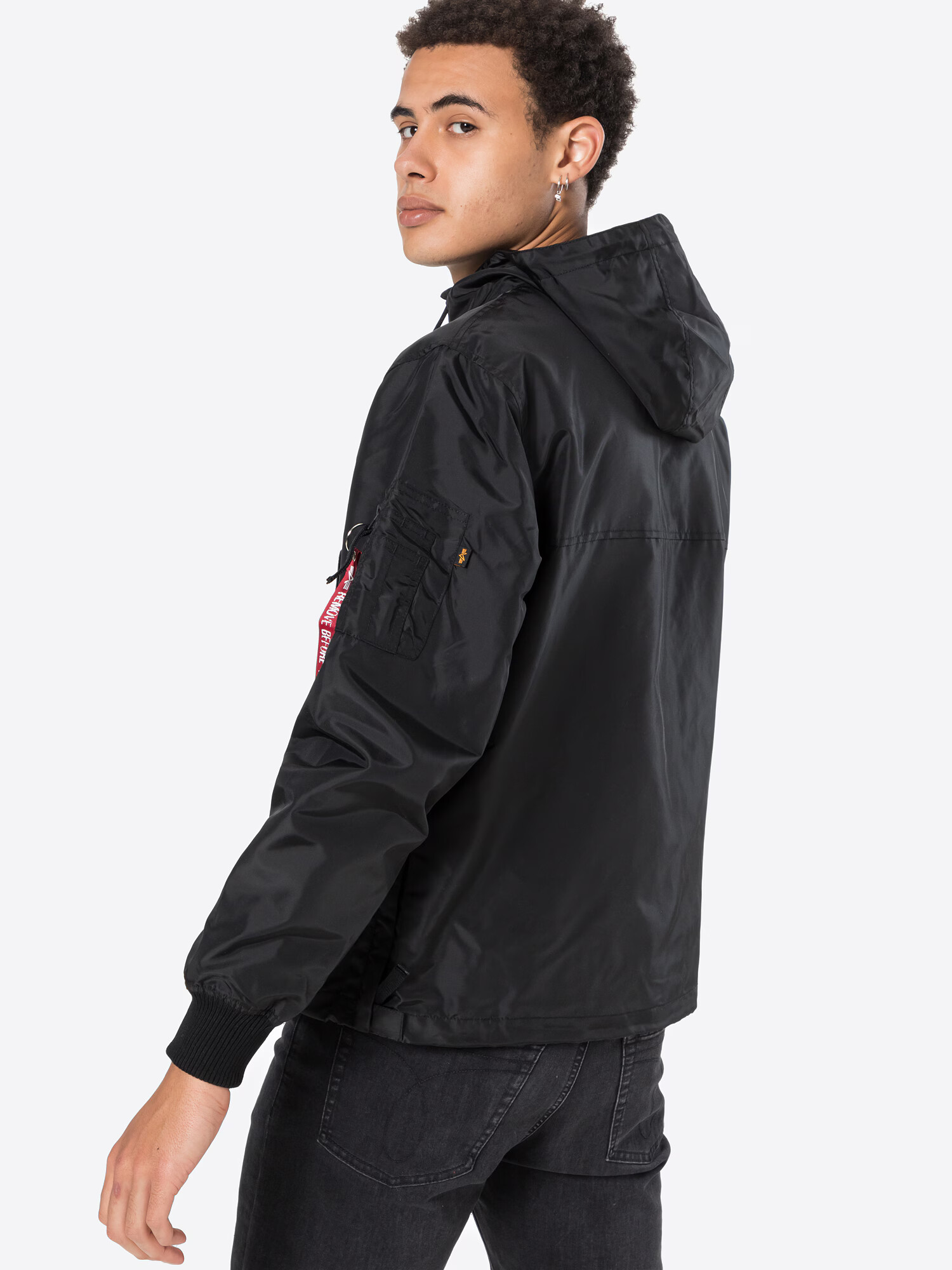 ALPHA INDUSTRIES Geacă de primăvară-toamnă negru - Pled.ro