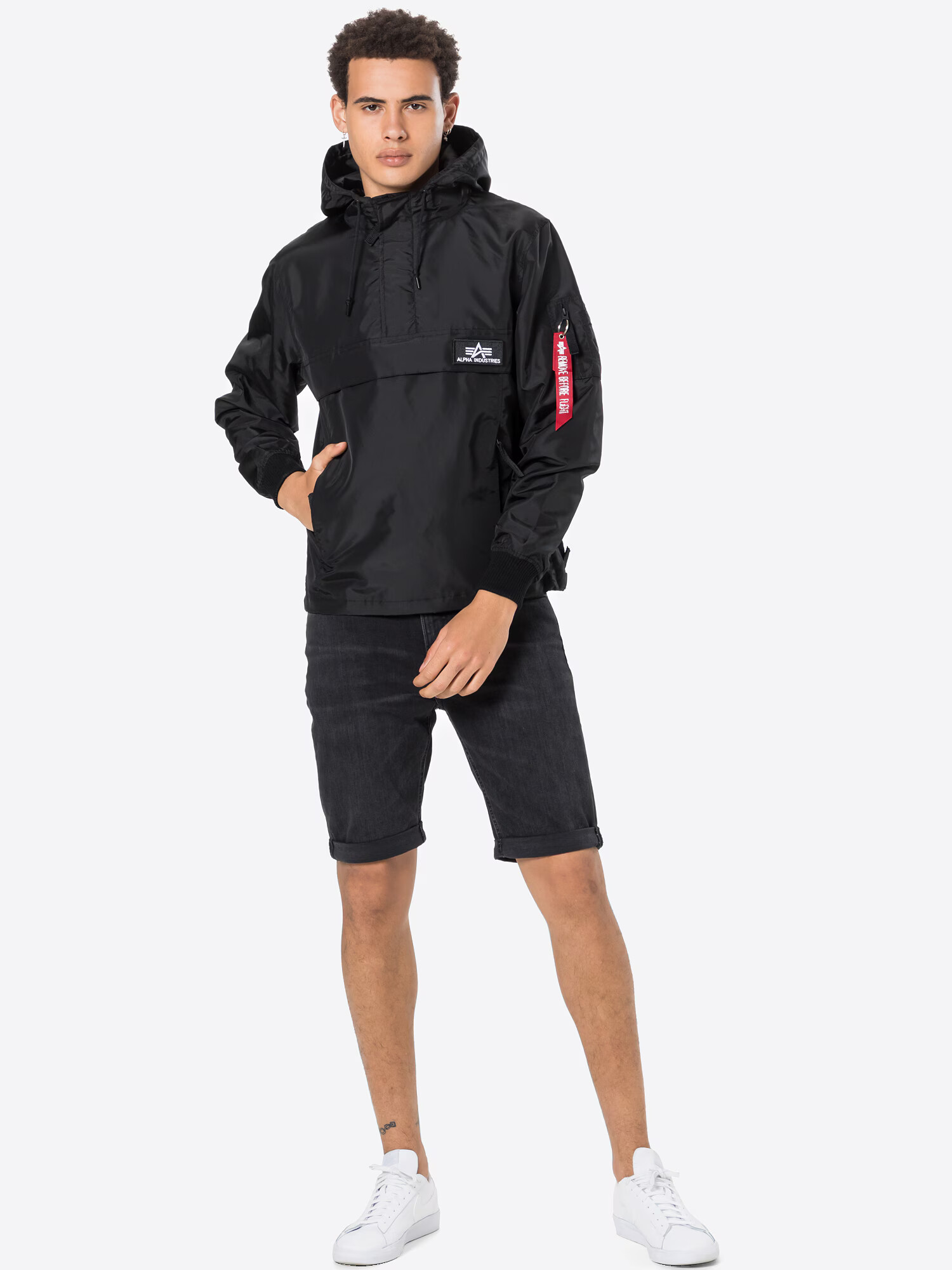 ALPHA INDUSTRIES Geacă de primăvară-toamnă negru - Pled.ro