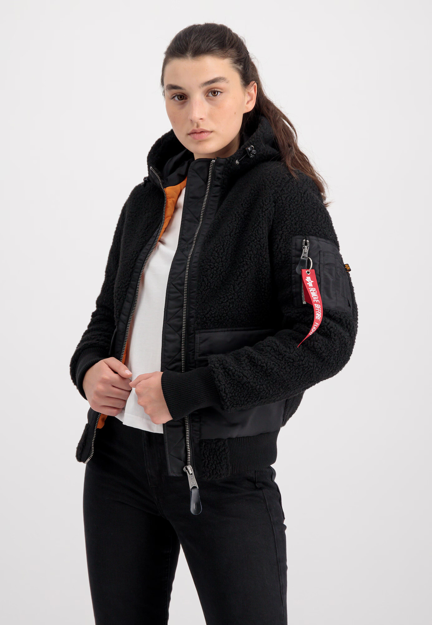 ALPHA INDUSTRIES Geacă de primăvară-toamnă negru - Pled.ro