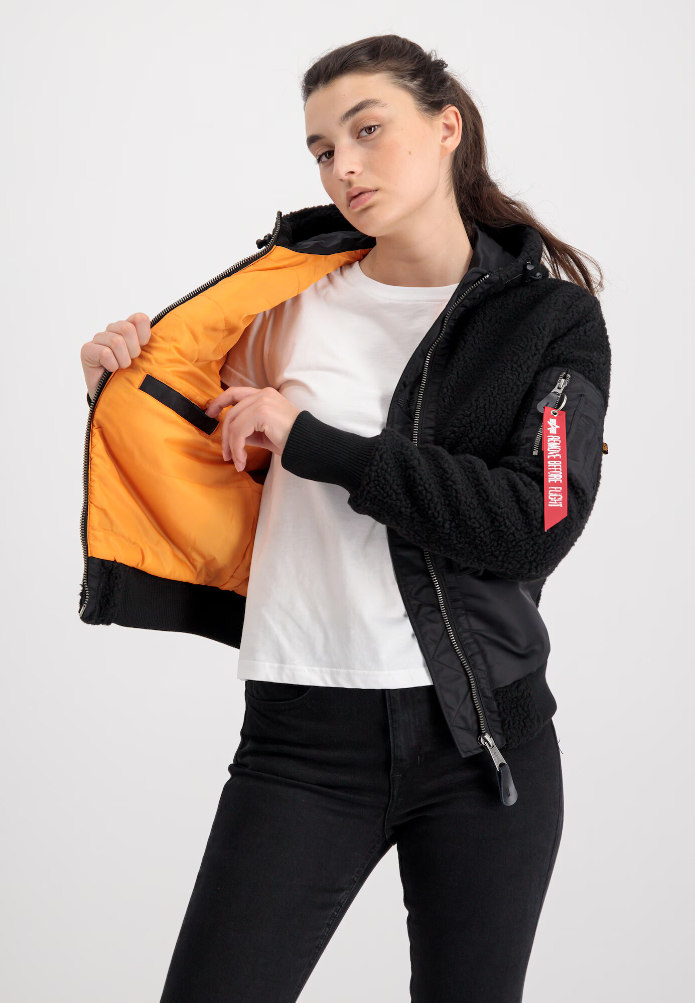 ALPHA INDUSTRIES Geacă de primăvară-toamnă negru - Pled.ro