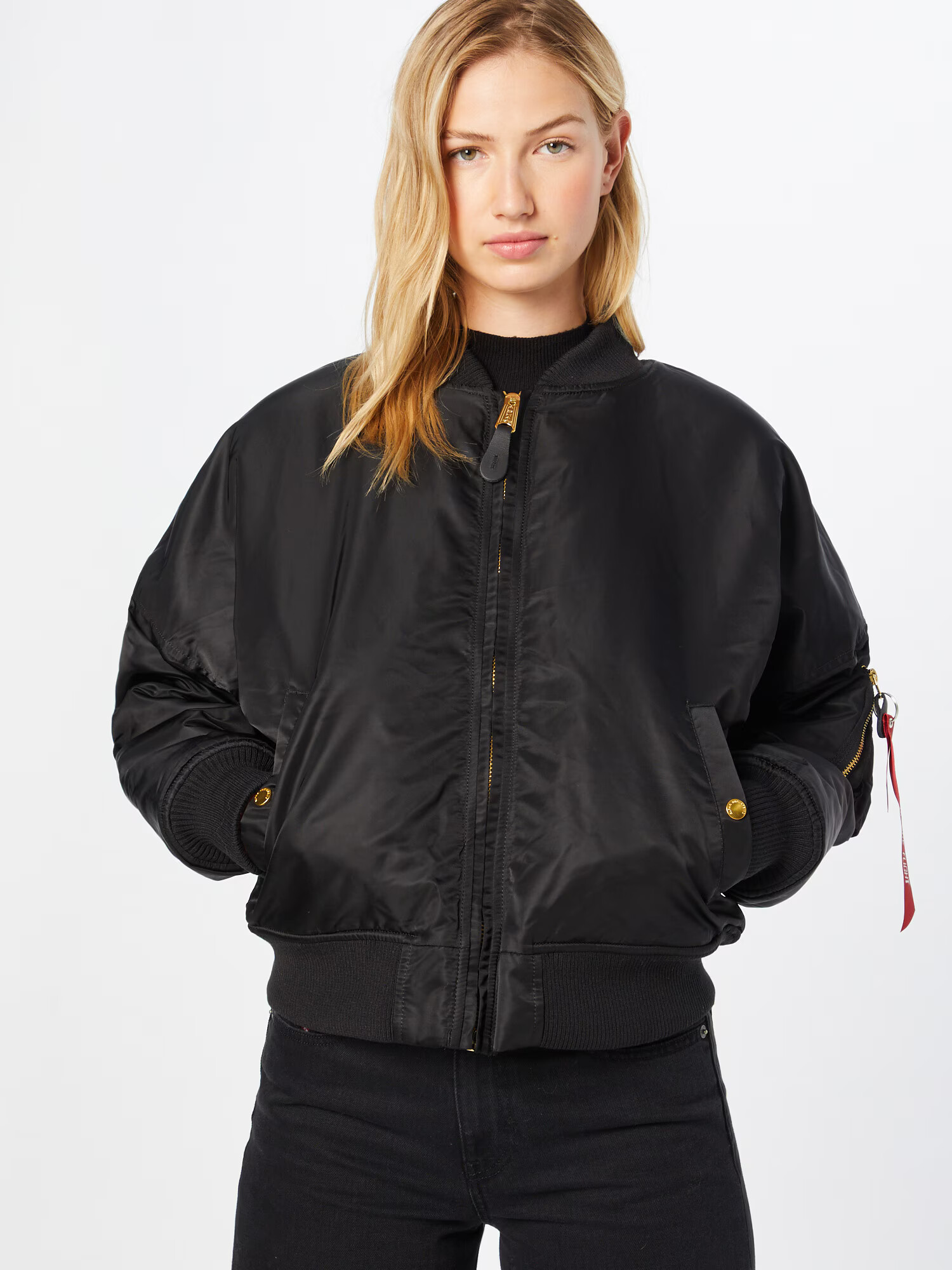 ALPHA INDUSTRIES Geacă de primăvară-toamnă negru - Pled.ro