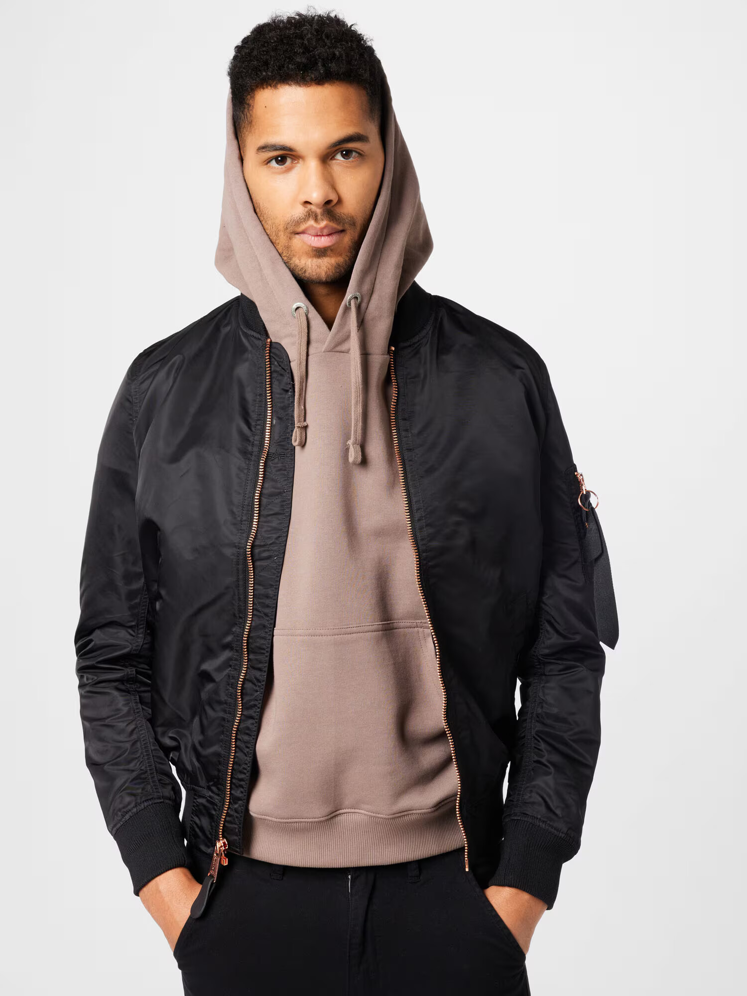 ALPHA INDUSTRIES Geacă de primăvară-toamnă negru - Pled.ro