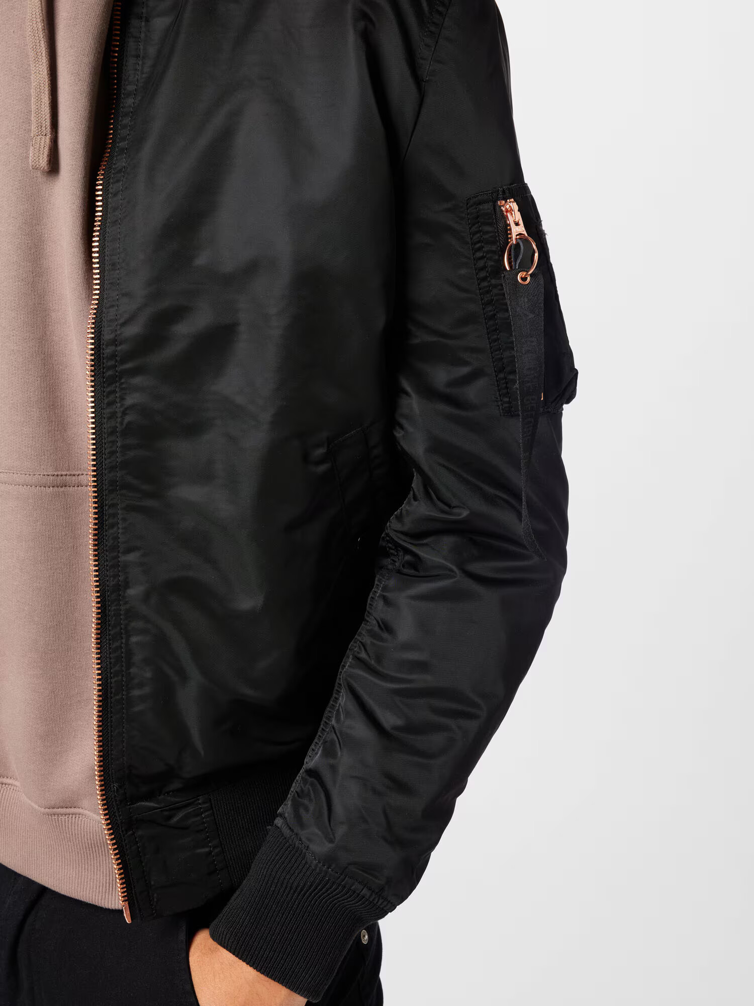 ALPHA INDUSTRIES Geacă de primăvară-toamnă negru - Pled.ro