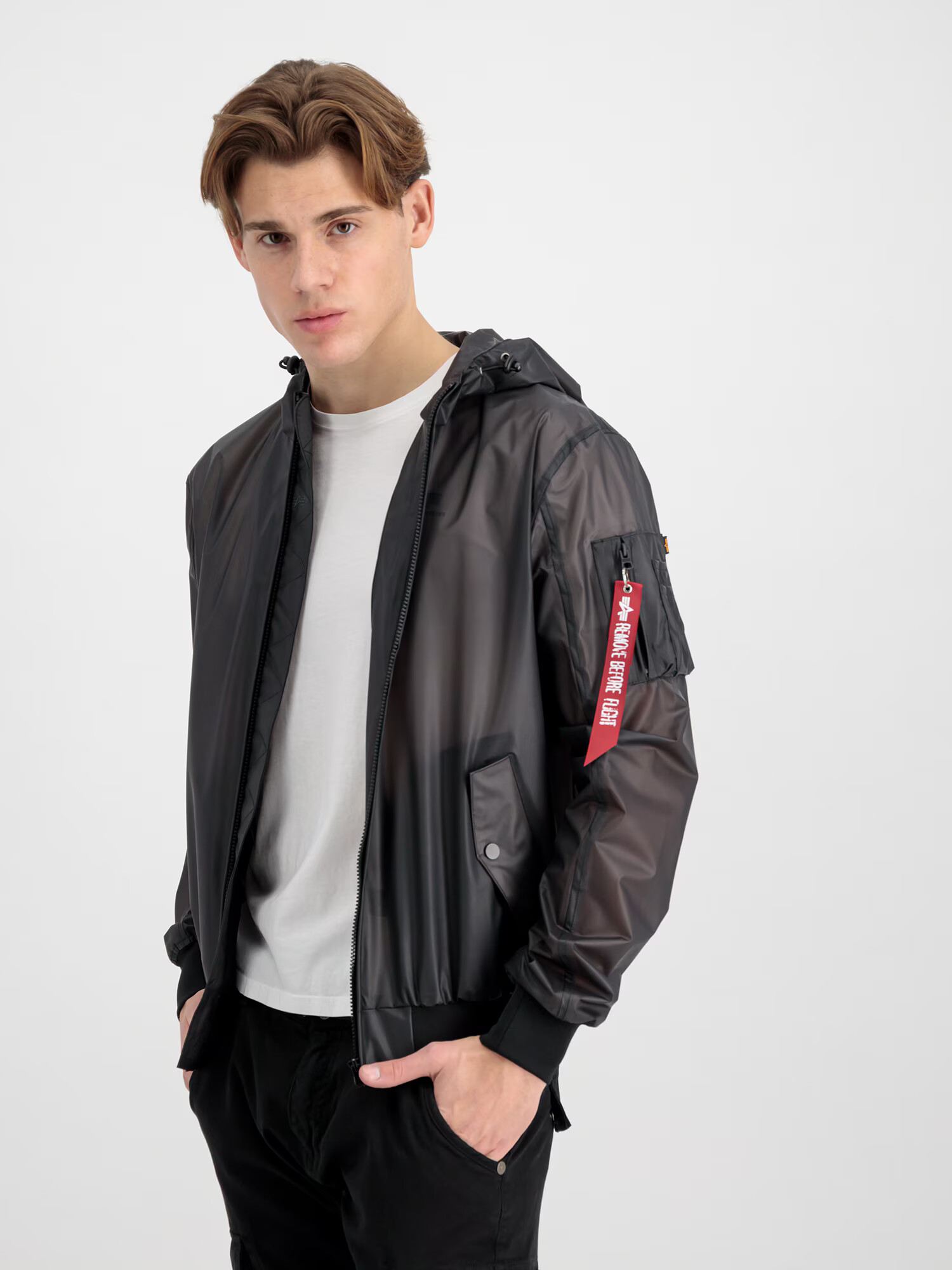 ALPHA INDUSTRIES Geacă de primăvară-toamnă negru - Pled.ro