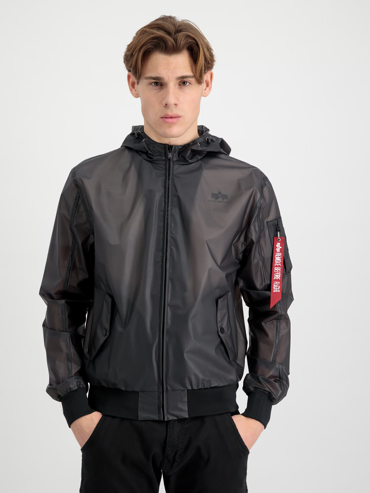 ALPHA INDUSTRIES Geacă de primăvară-toamnă negru - Pled.ro