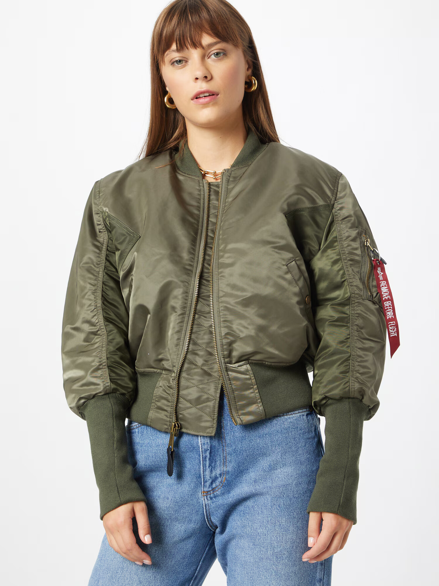 ALPHA INDUSTRIES Geacă de primăvară-toamnă oliv - Pled.ro