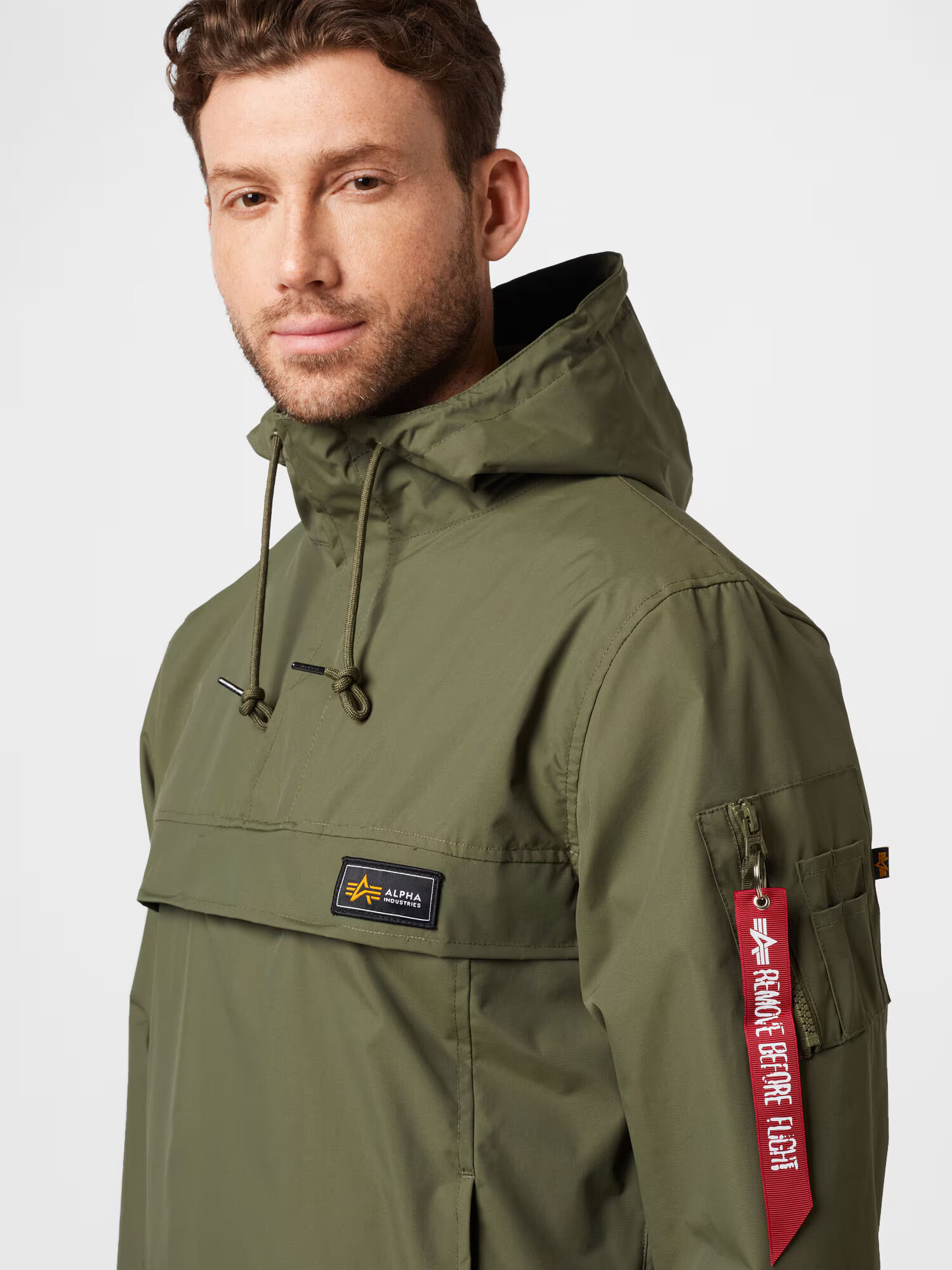 ALPHA INDUSTRIES Geacă de primăvară-toamnă oliv / negru - Pled.ro