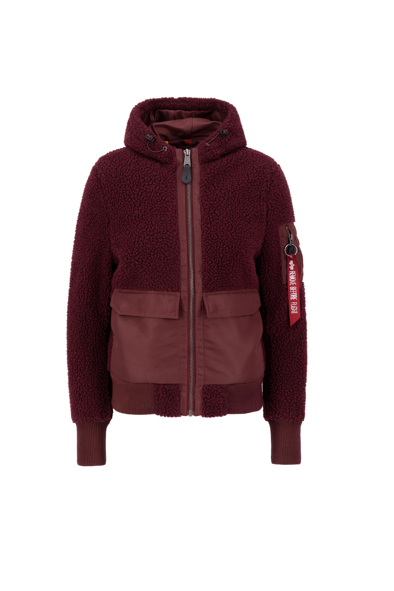 ALPHA INDUSTRIES Geacă de primăvară-toamnă roșu bordeaux - Pled.ro