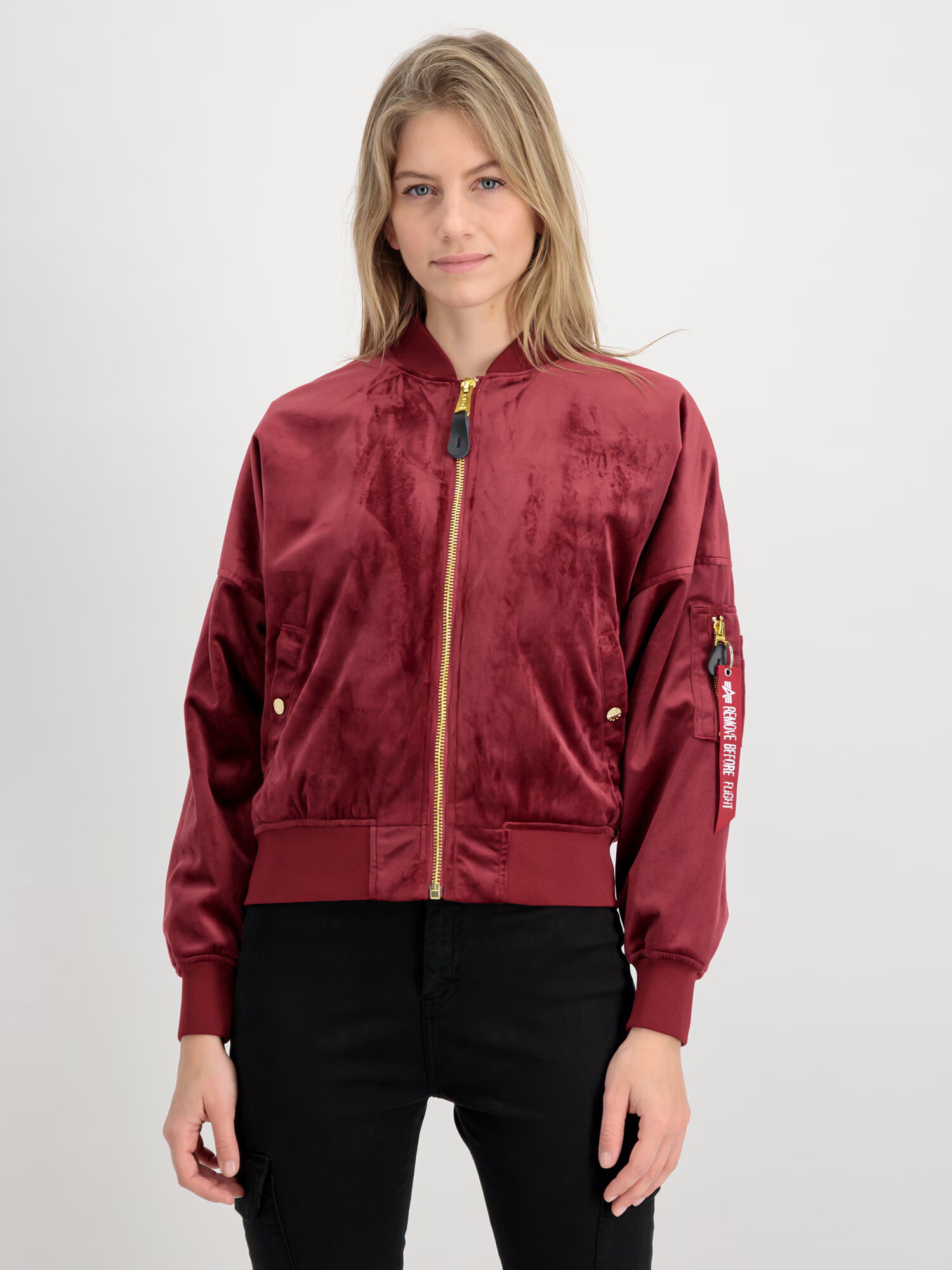 ALPHA INDUSTRIES Geacă de primăvară-toamnă roșu burgundy - Pled.ro