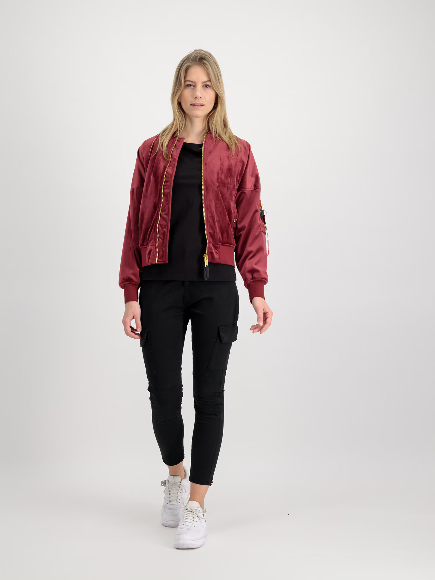 ALPHA INDUSTRIES Geacă de primăvară-toamnă roșu burgundy - Pled.ro