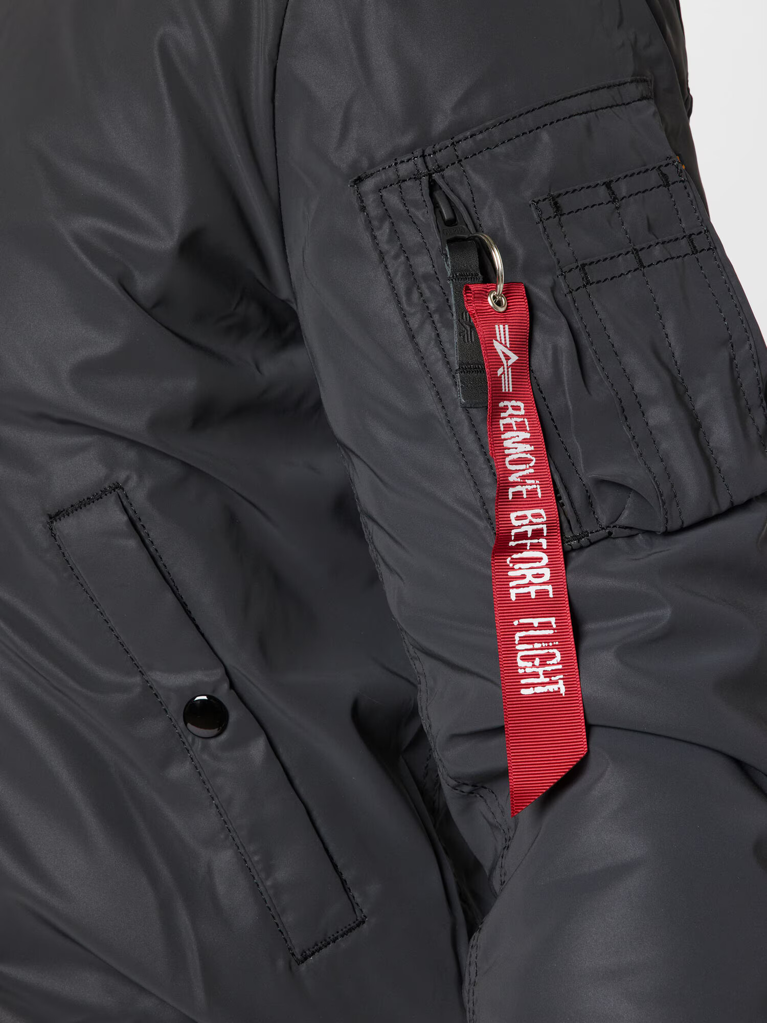 ALPHA INDUSTRIES Geacă de primăvară-toamnă roșu / negru / alb - Pled.ro