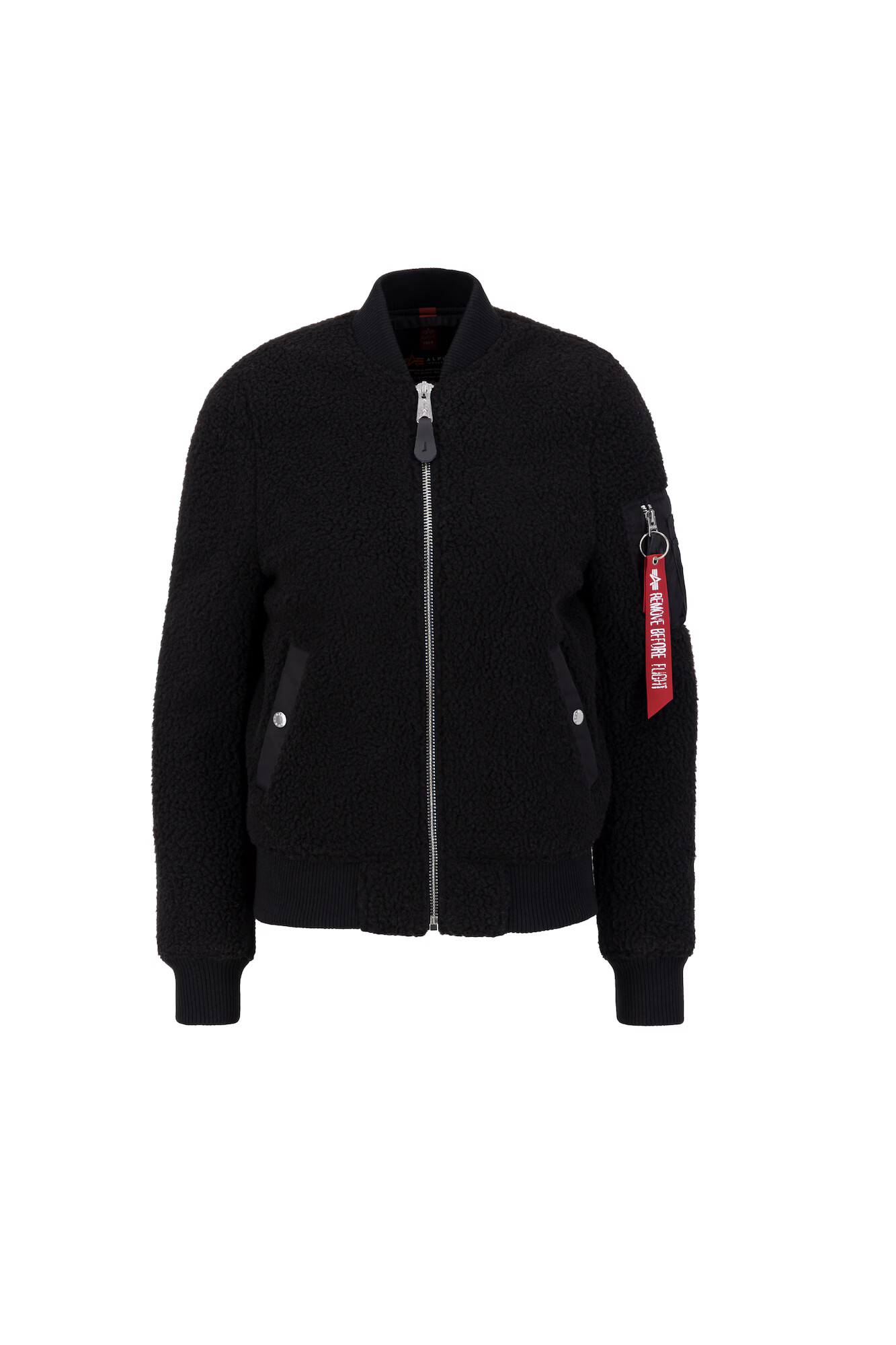 ALPHA INDUSTRIES Jachetă fleece sângeriu / negru - Pled.ro