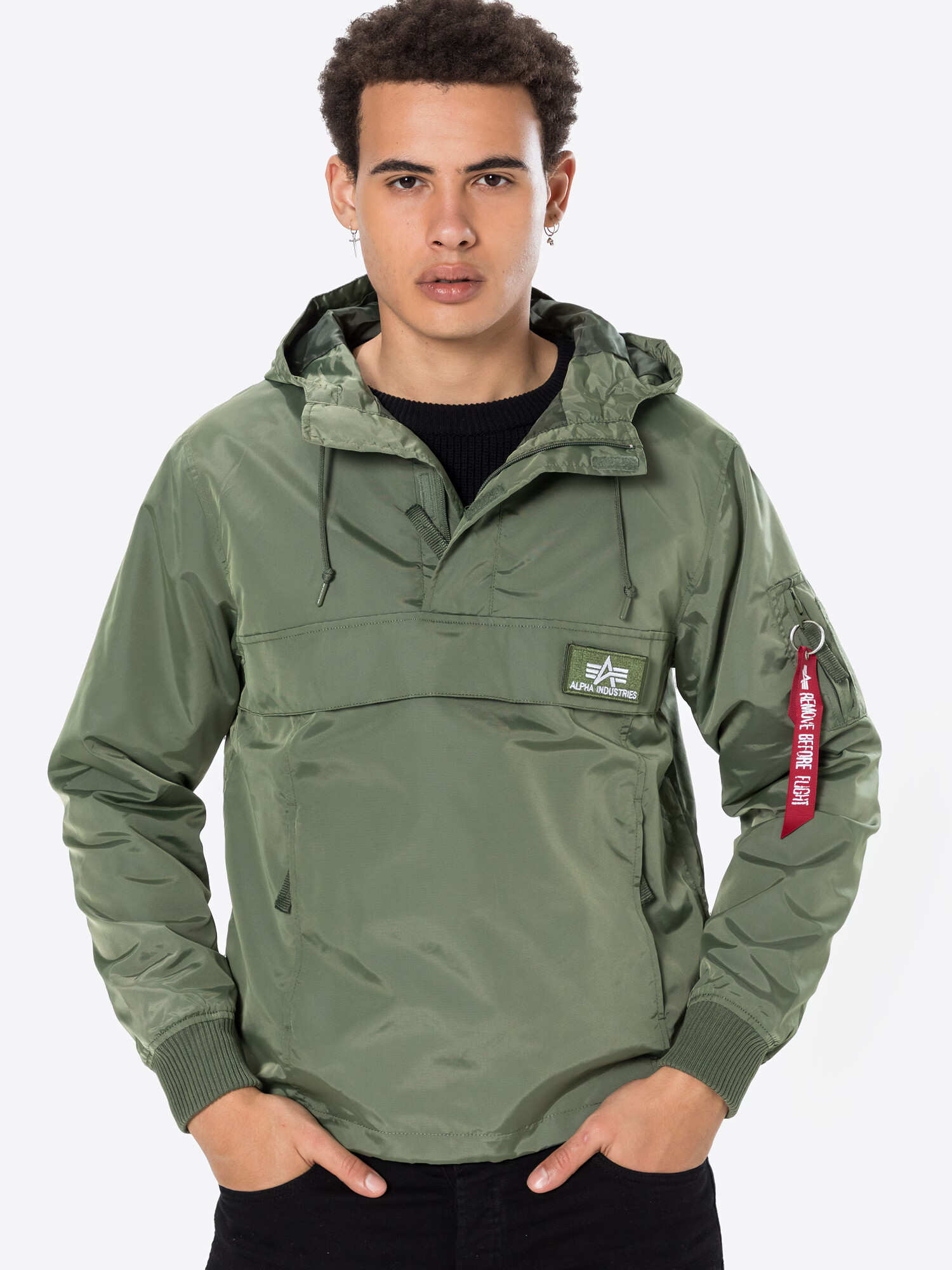 ALPHA INDUSTRIES Geacă de primăvară-toamnă 'TT Anorak LW' verde - Pled.ro