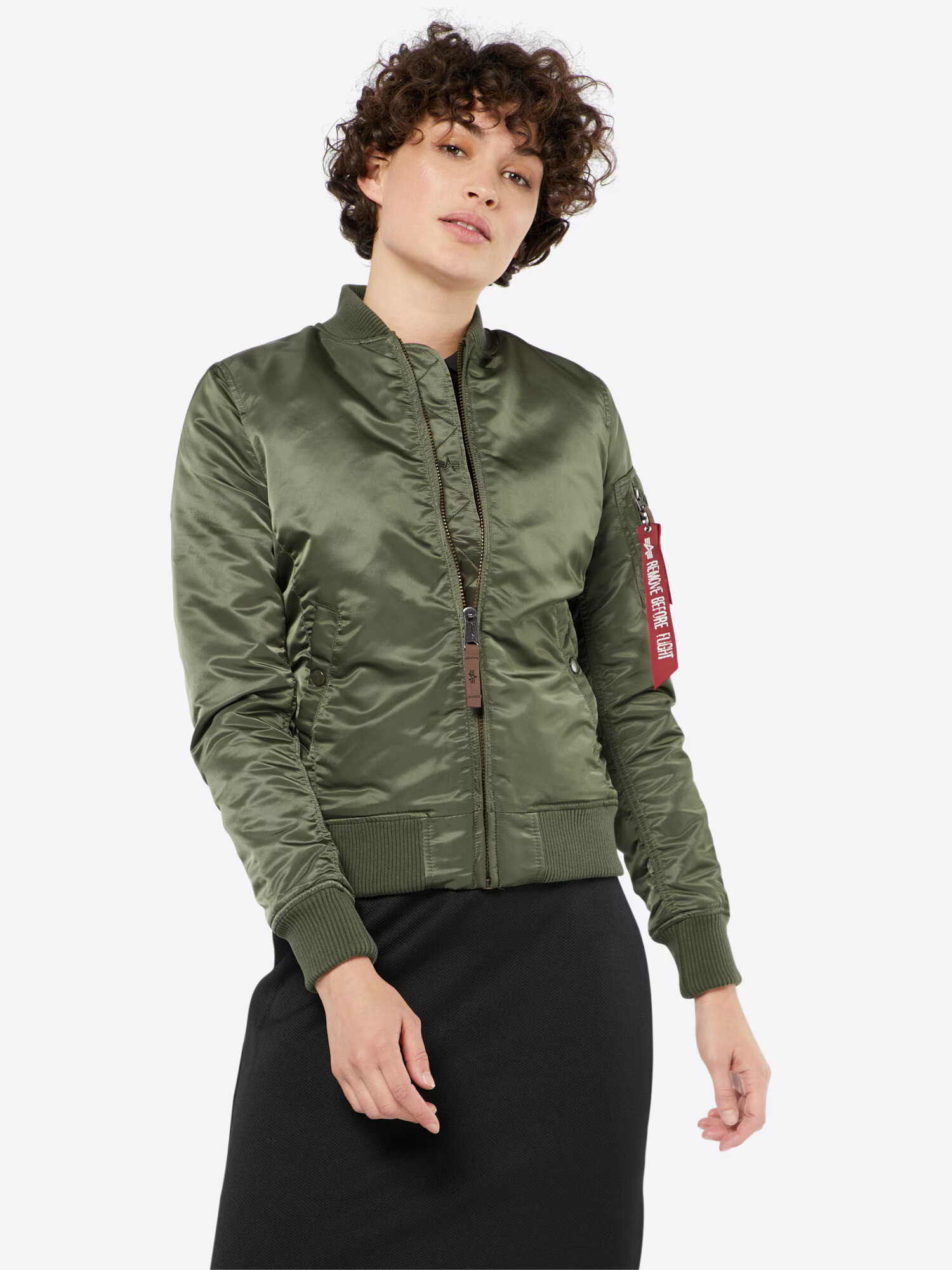 ALPHA INDUSTRIES Geacă de primăvară-toamnă verde închis - Pled.ro