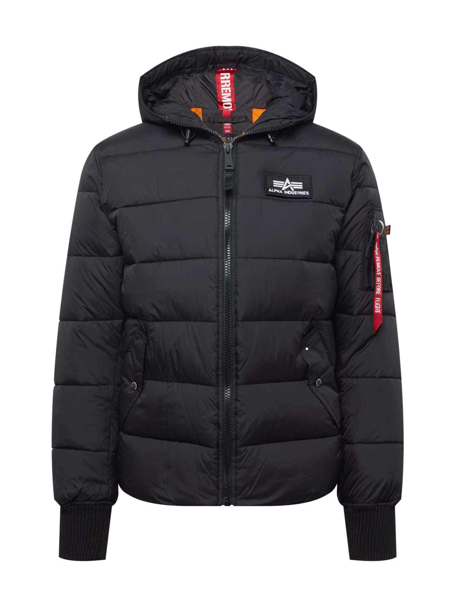 ALPHA INDUSTRIES Geacă funcțională negru / alb - Pled.ro