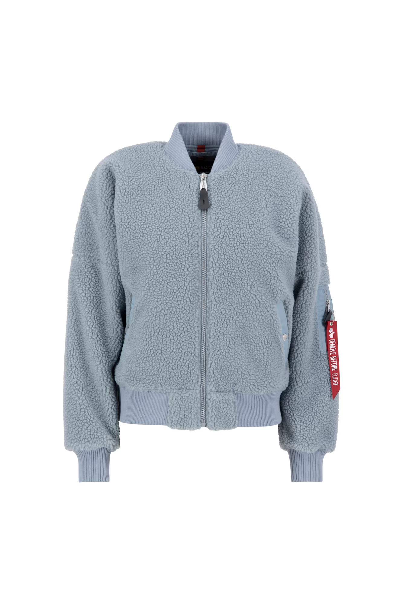 ALPHA INDUSTRIES Jachetă fleece 'MA-1 VF' albastru porumbel - Pled.ro