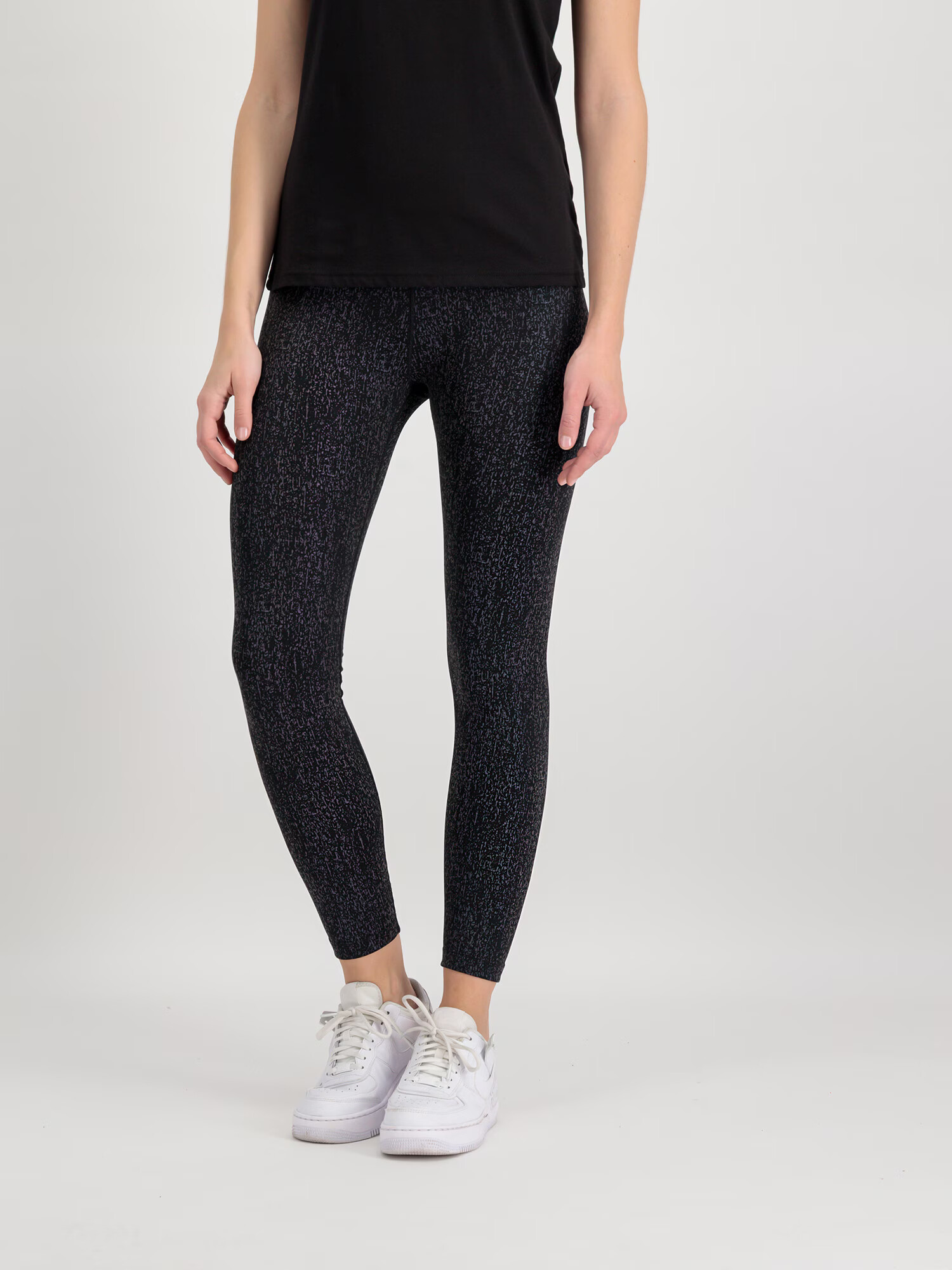 ALPHA INDUSTRIES Leggings galben / gri / negru / alb - Pled.ro