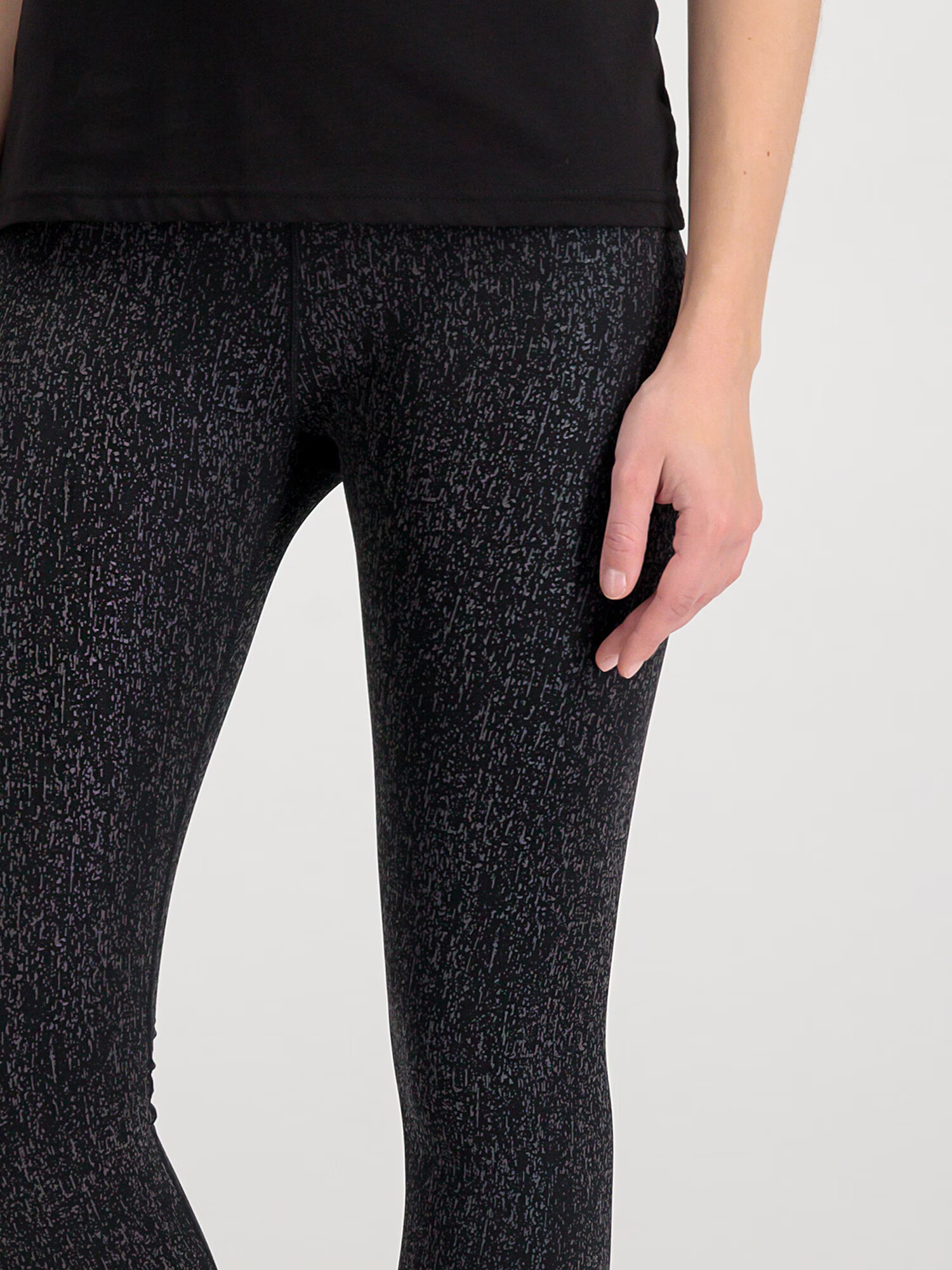 ALPHA INDUSTRIES Leggings galben / gri / negru / alb - Pled.ro