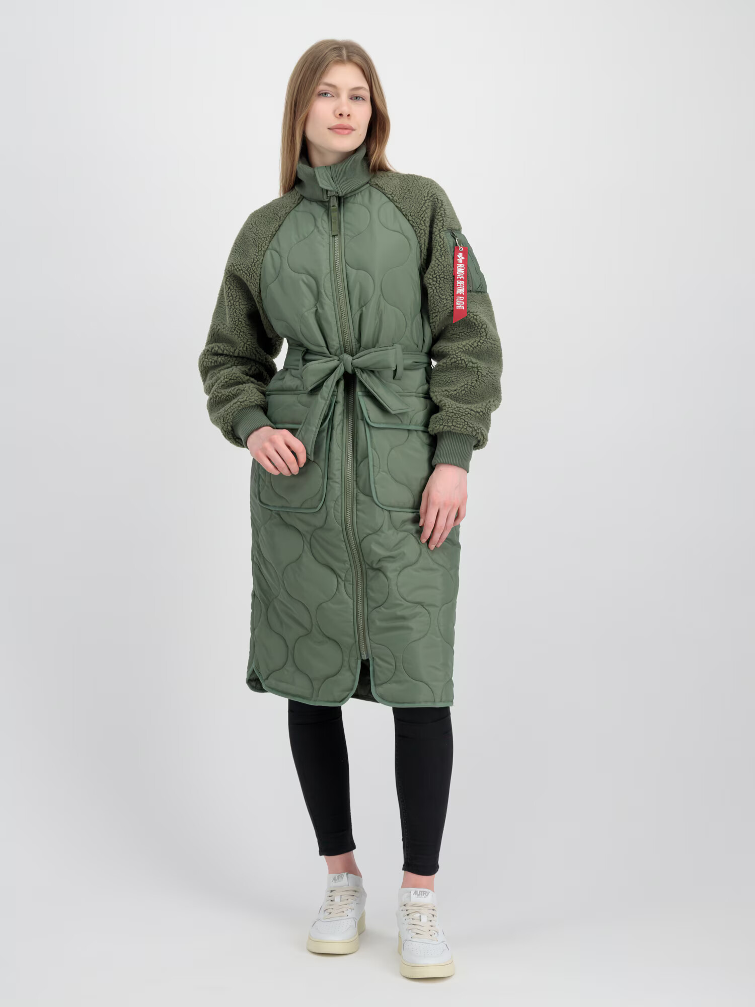 ALPHA INDUSTRIES Palton de primăvară-toamnă verde - Pled.ro