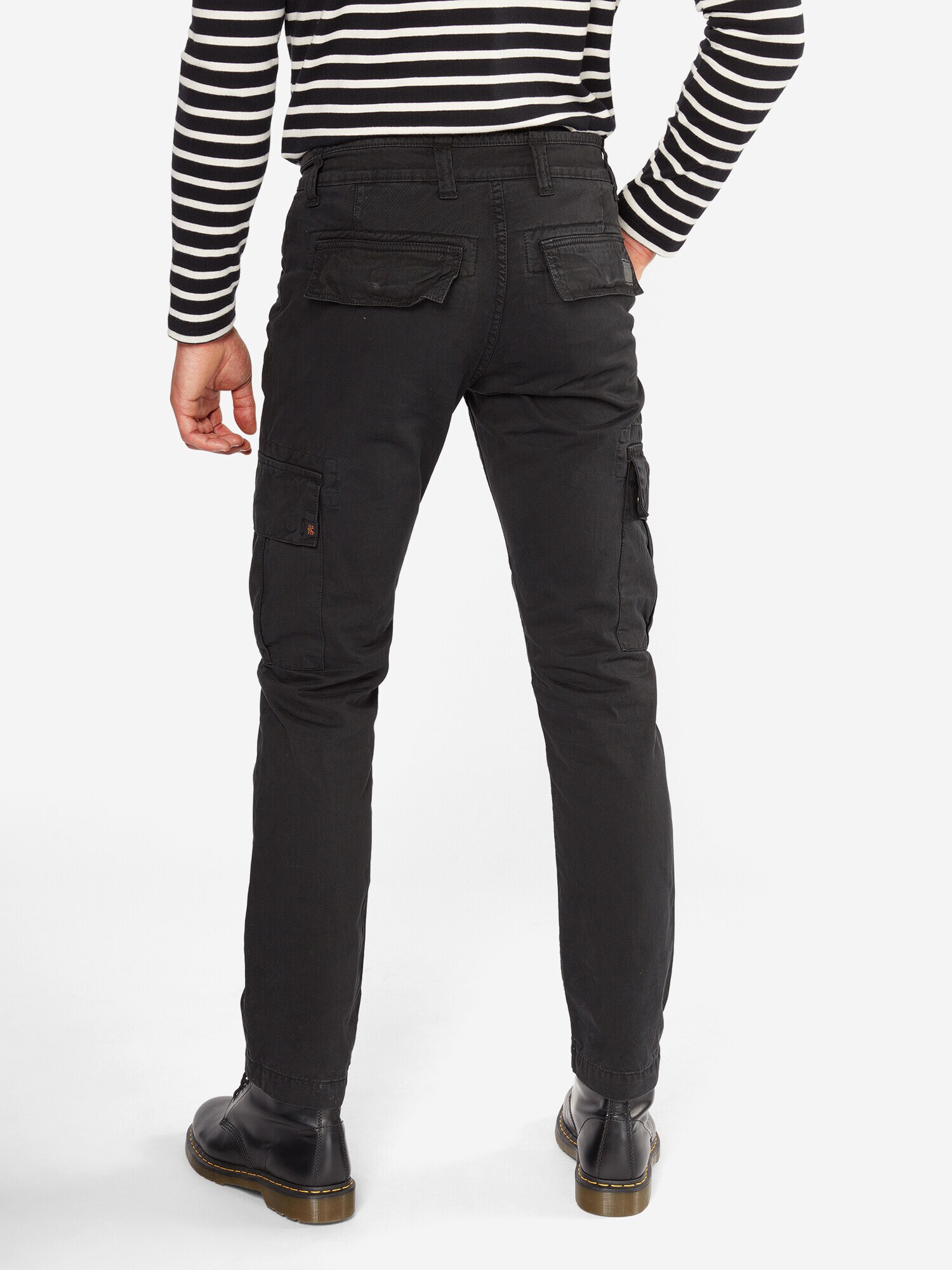 ALPHA INDUSTRIES Pantaloni cu buzunare 'Agent' negru - Pled.ro