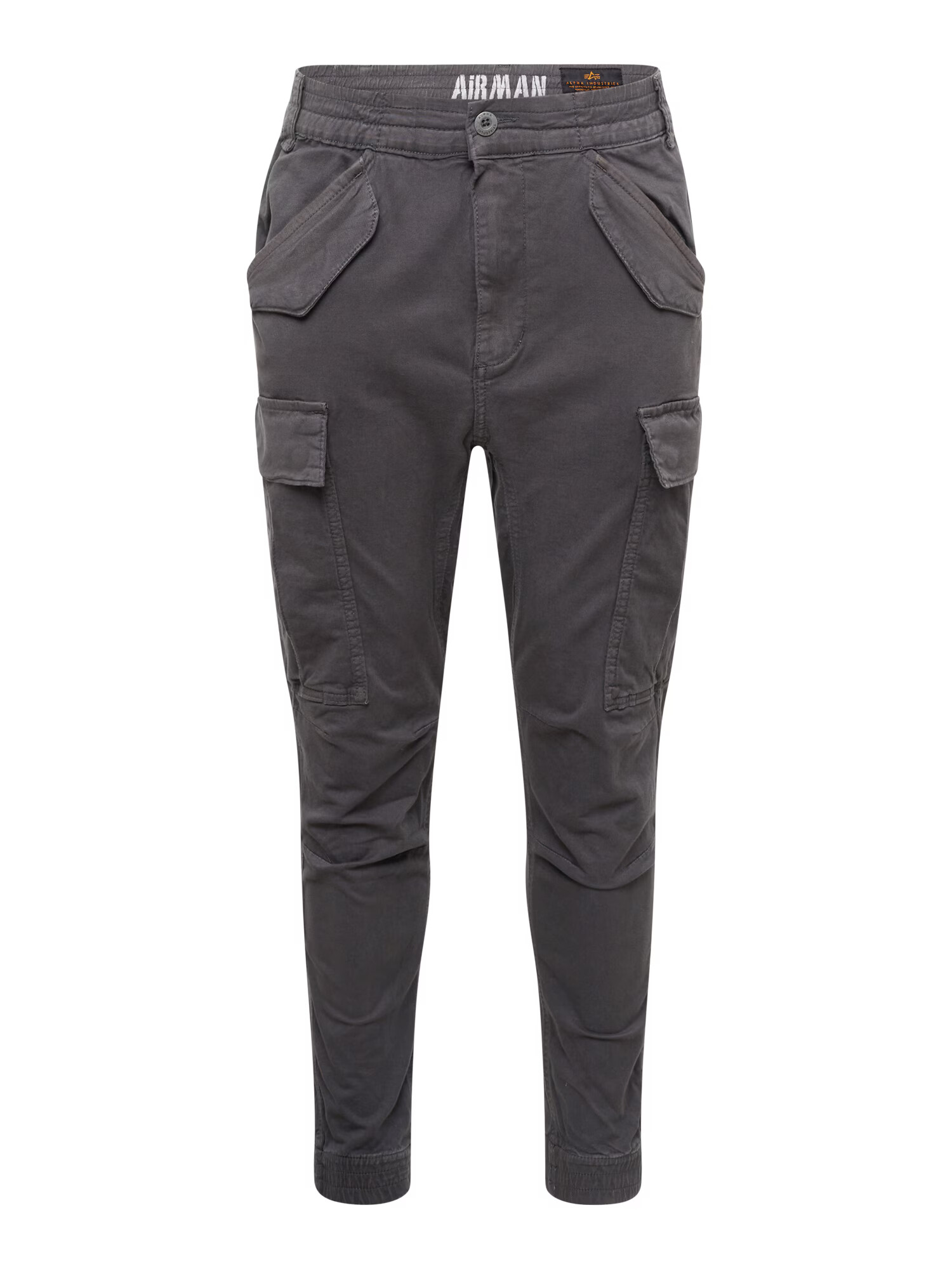 ALPHA INDUSTRIES Pantaloni cu buzunare 'Airman' gri metalic - Pled.ro