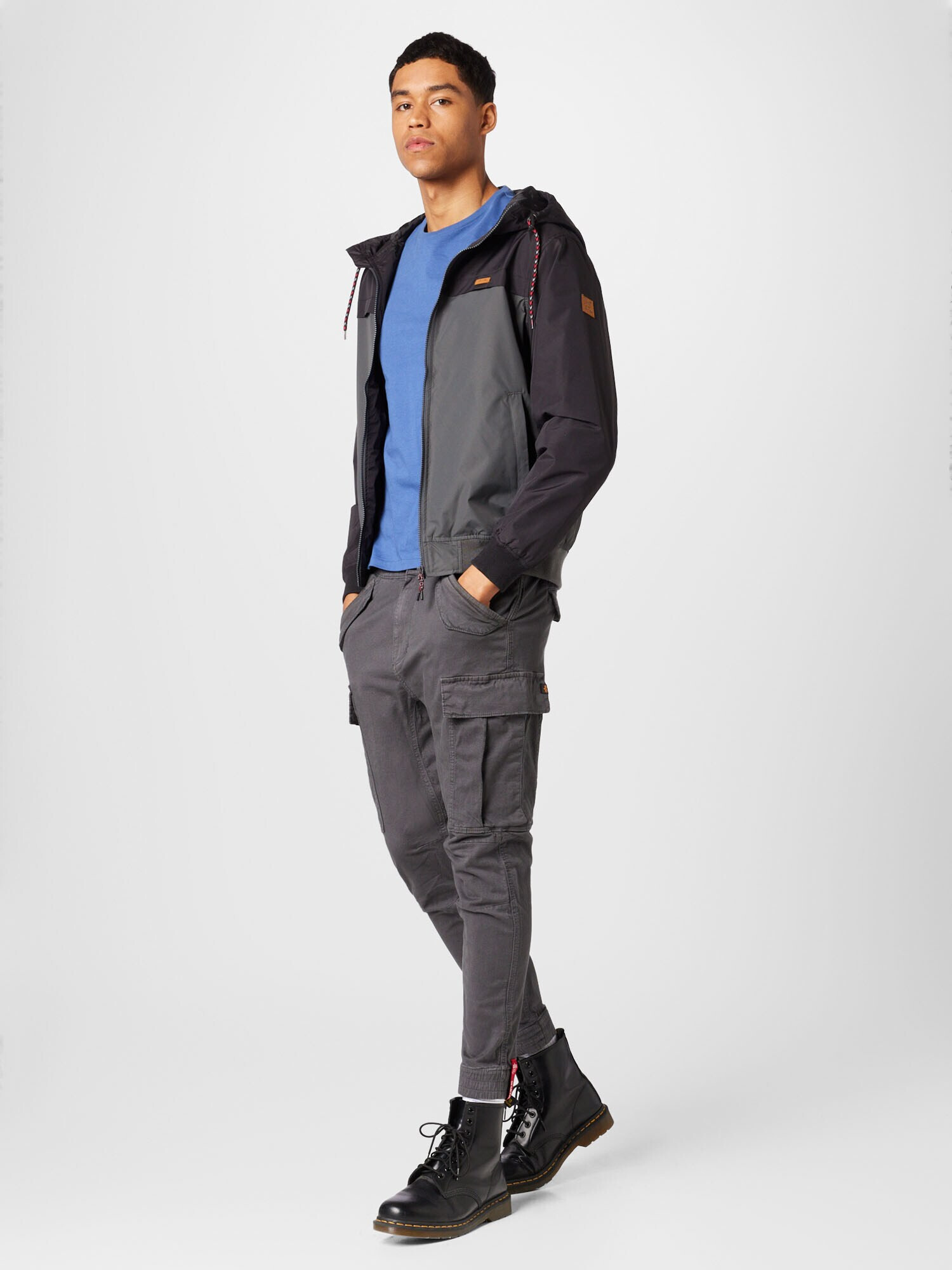 ALPHA INDUSTRIES Pantaloni cu buzunare 'Airman' gri metalic - Pled.ro