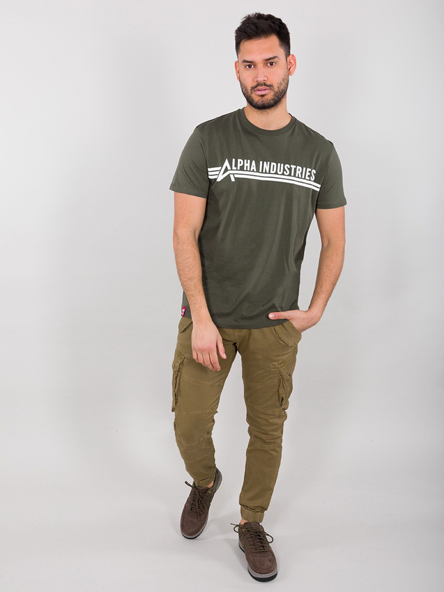 ALPHA INDUSTRIES Pantaloni cu buzunare 'Combat' kaki - Pled.ro