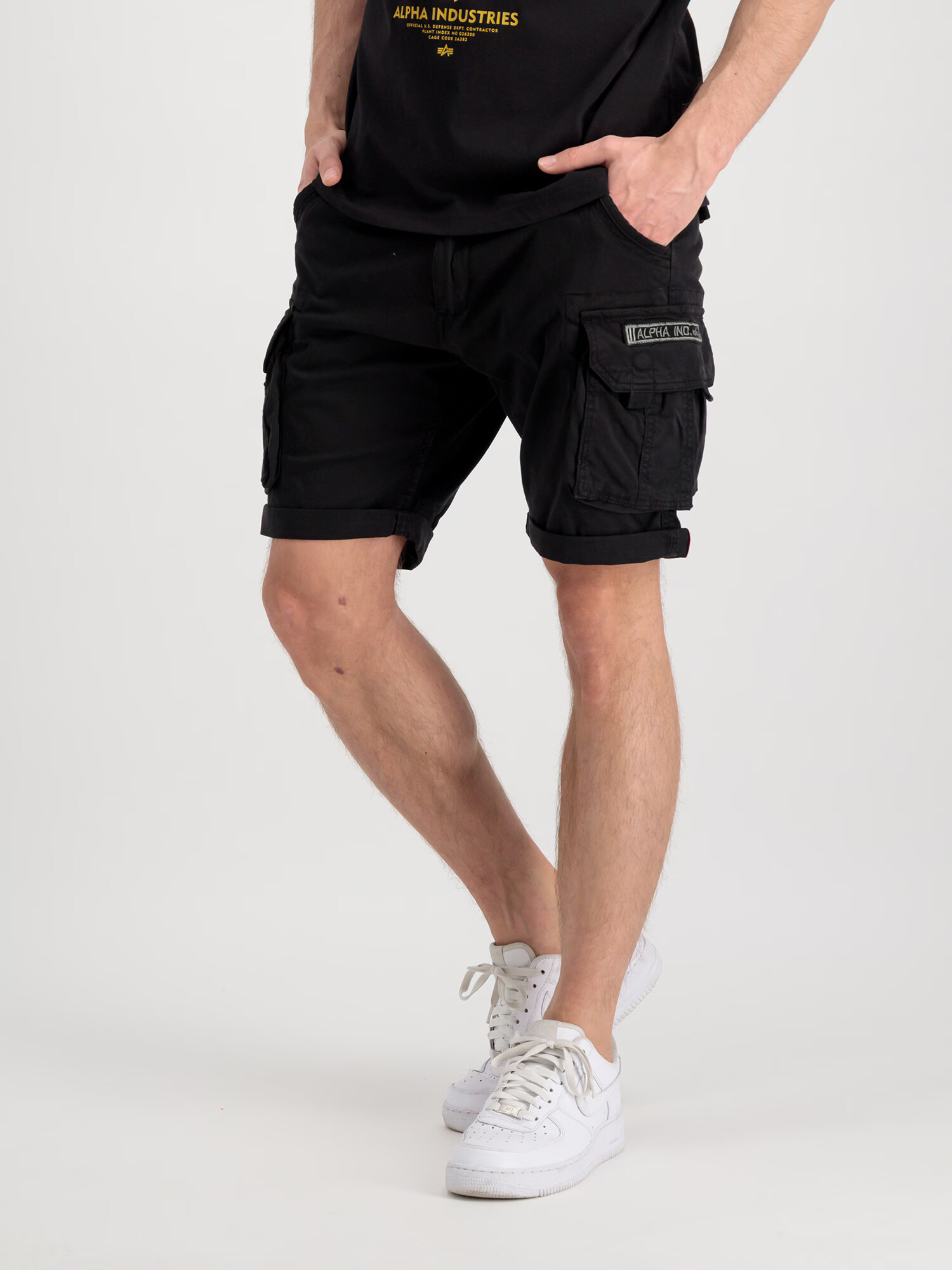 ALPHA INDUSTRIES Pantaloni cu buzunare 'Crew' negru - Pled.ro