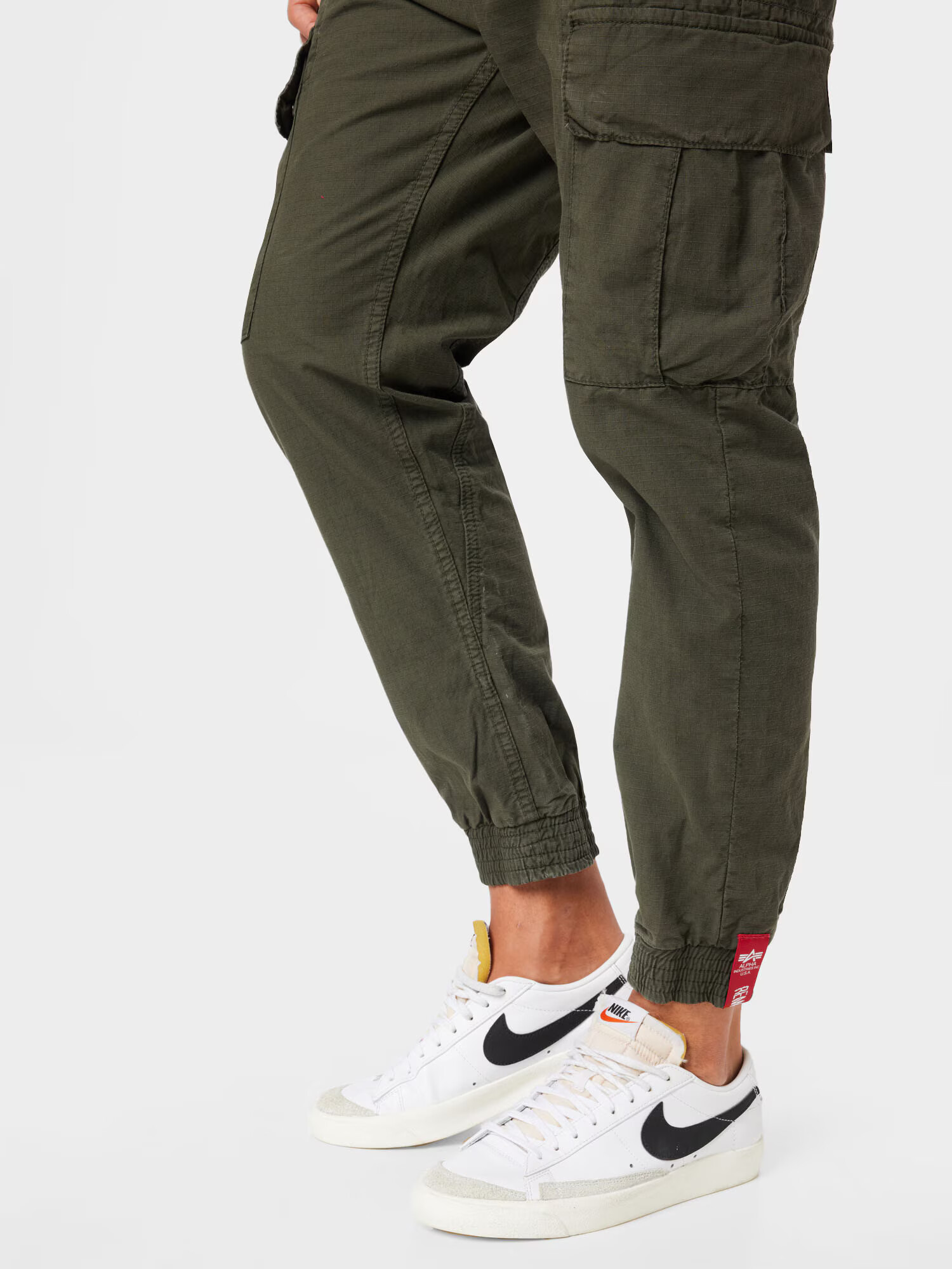 ALPHA INDUSTRIES Pantaloni cu buzunare gri închis - Pled.ro