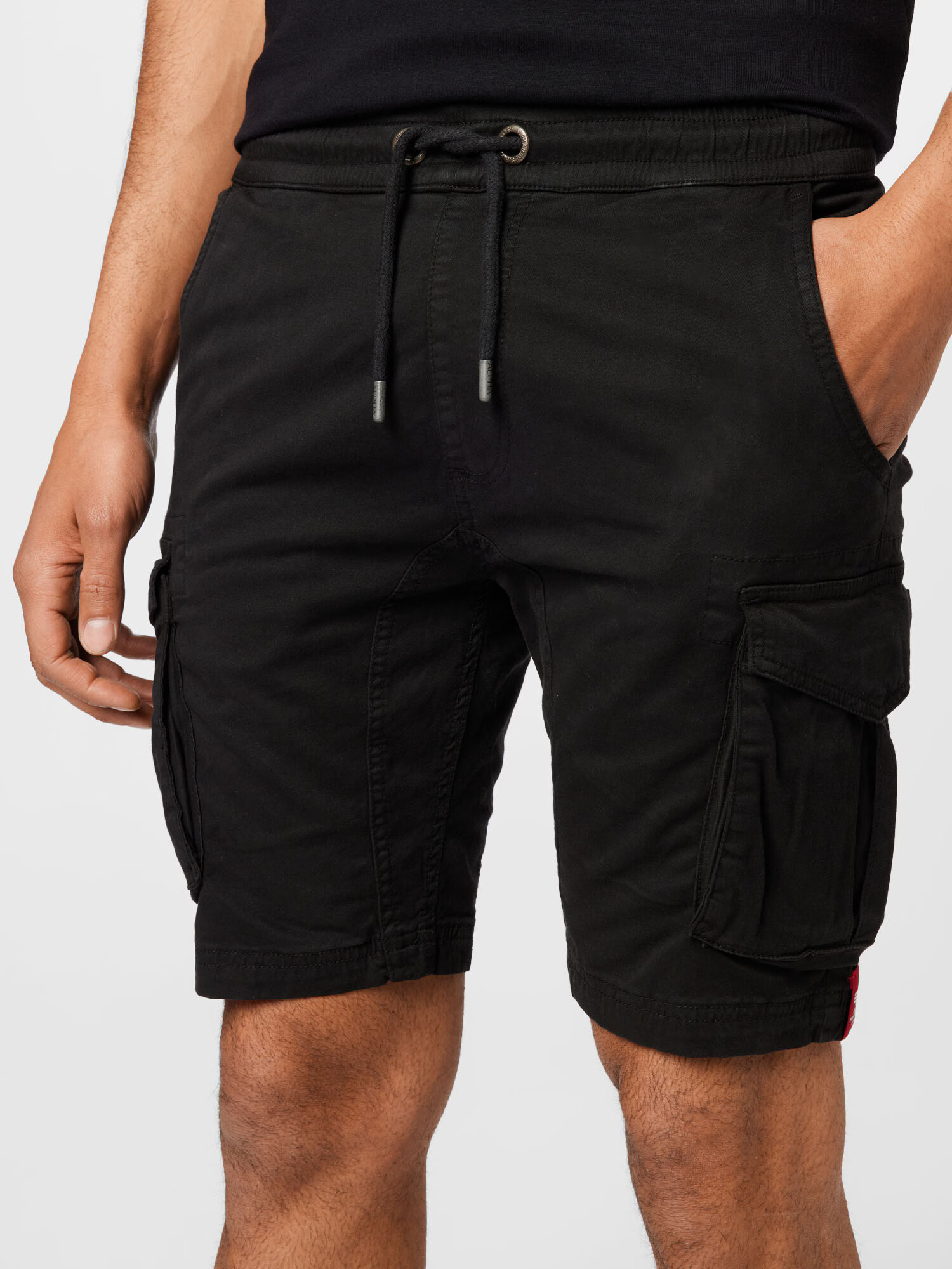 ALPHA INDUSTRIES Pantaloni cu buzunare negru - Pled.ro