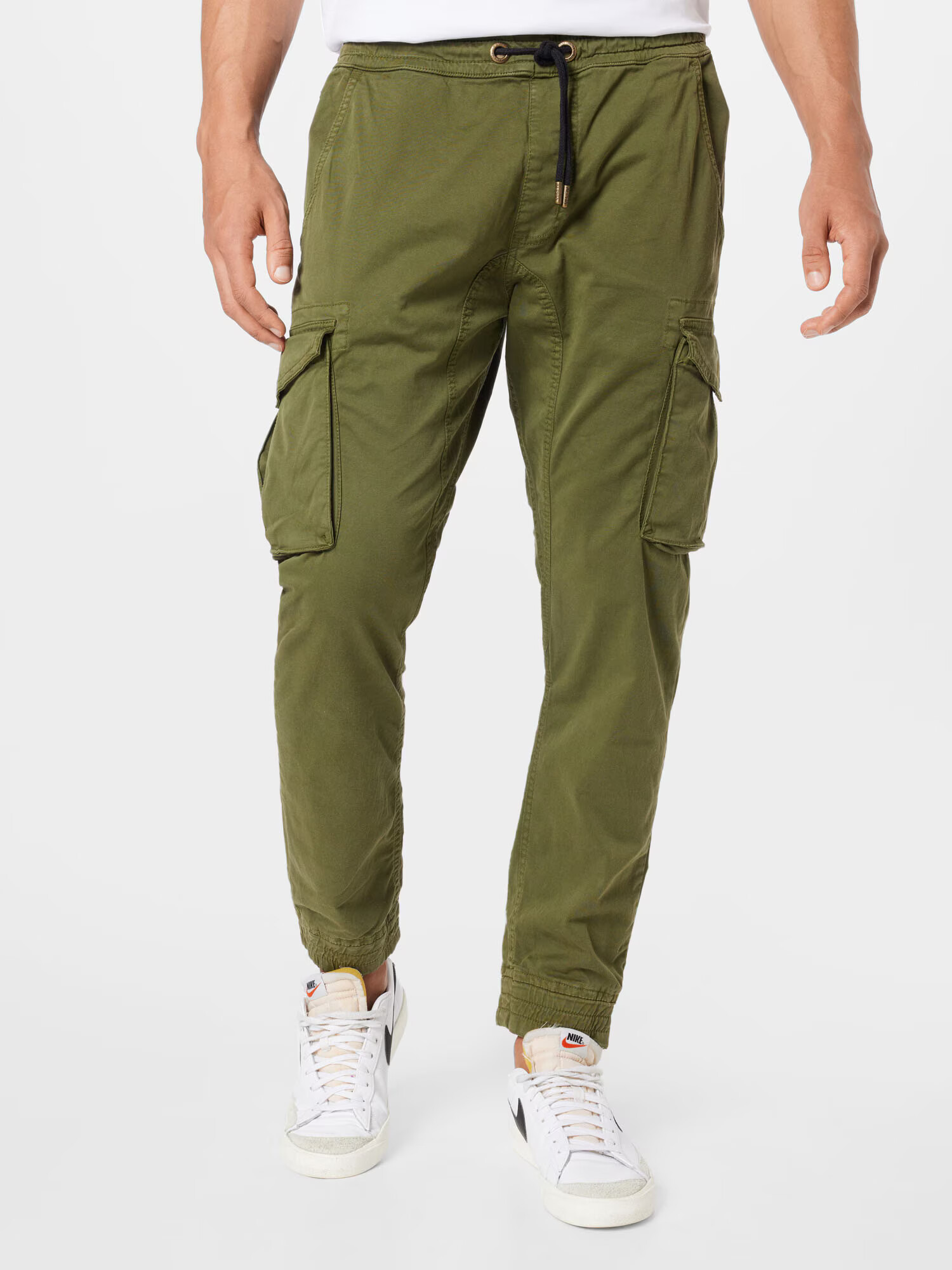 ALPHA INDUSTRIES Pantaloni cu buzunare verde închis - Pled.ro