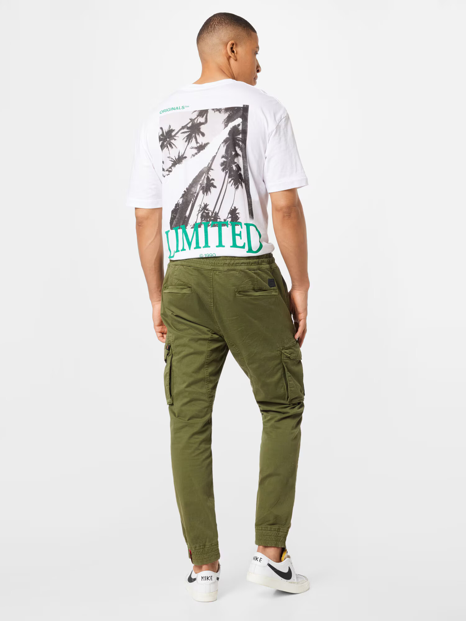 ALPHA INDUSTRIES Pantaloni cu buzunare verde închis - Pled.ro