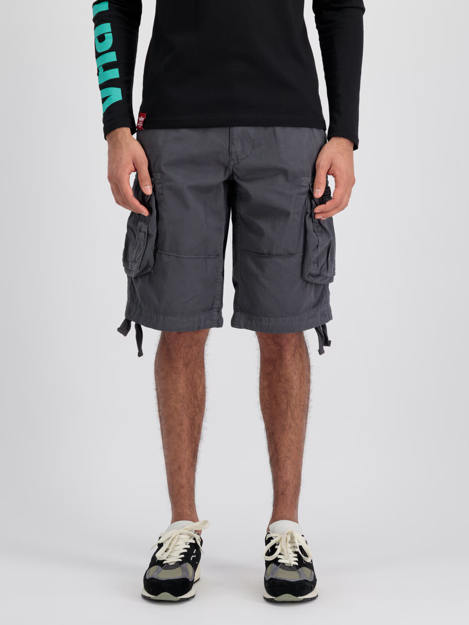 ALPHA INDUSTRIES Pantaloni cu buzunare 'Jet' galben / gri închis / portocaliu / roșu / alb - Pled.ro