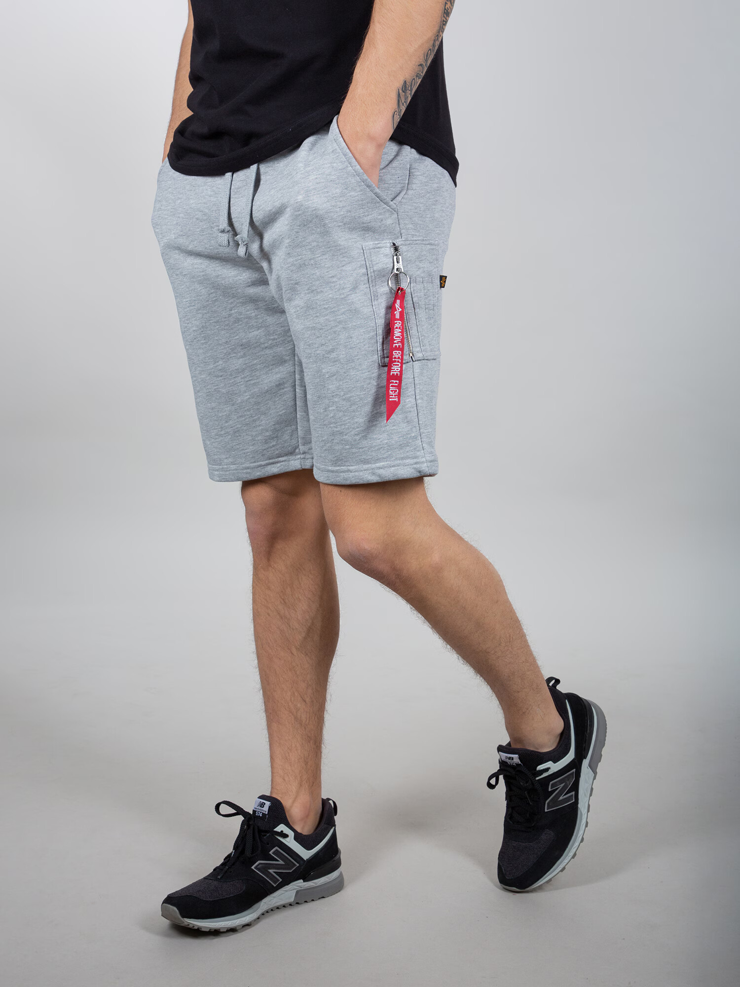 ALPHA INDUSTRIES Pantaloni gri amestecat - Pled.ro