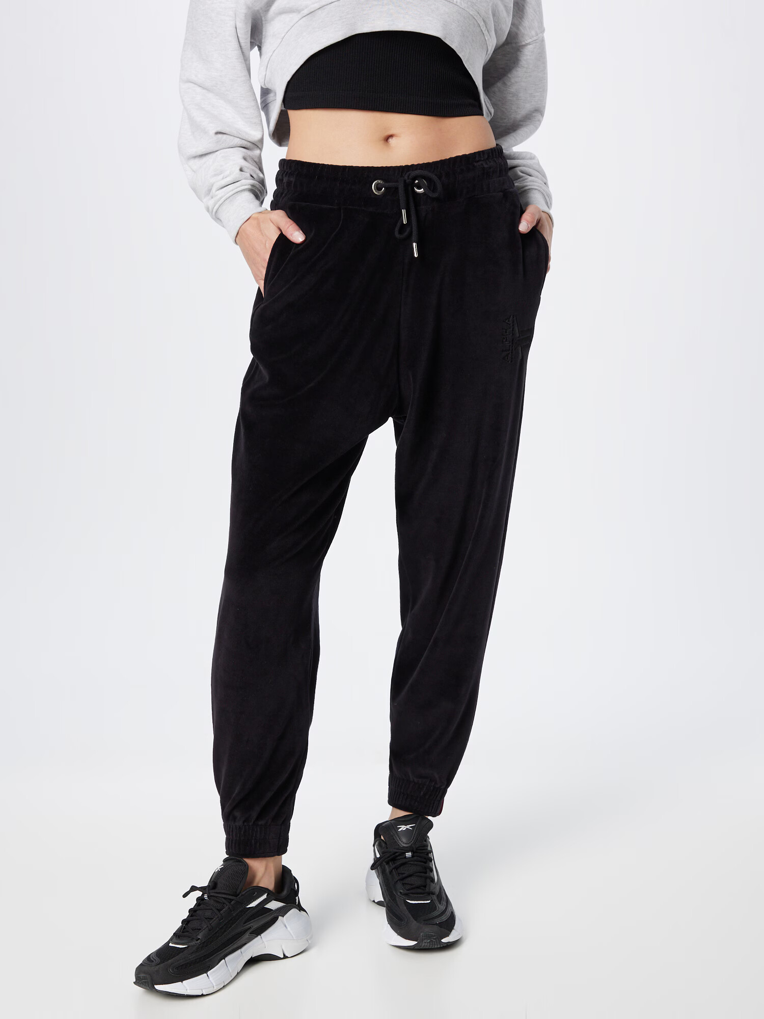 ALPHA INDUSTRIES Pantaloni negru - Pled.ro