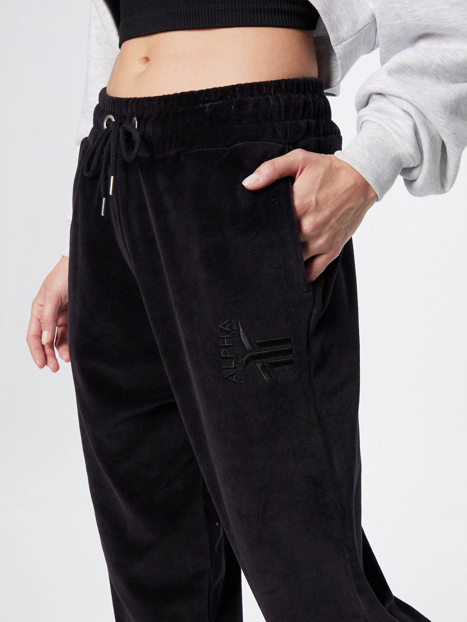 ALPHA INDUSTRIES Pantaloni negru - Pled.ro